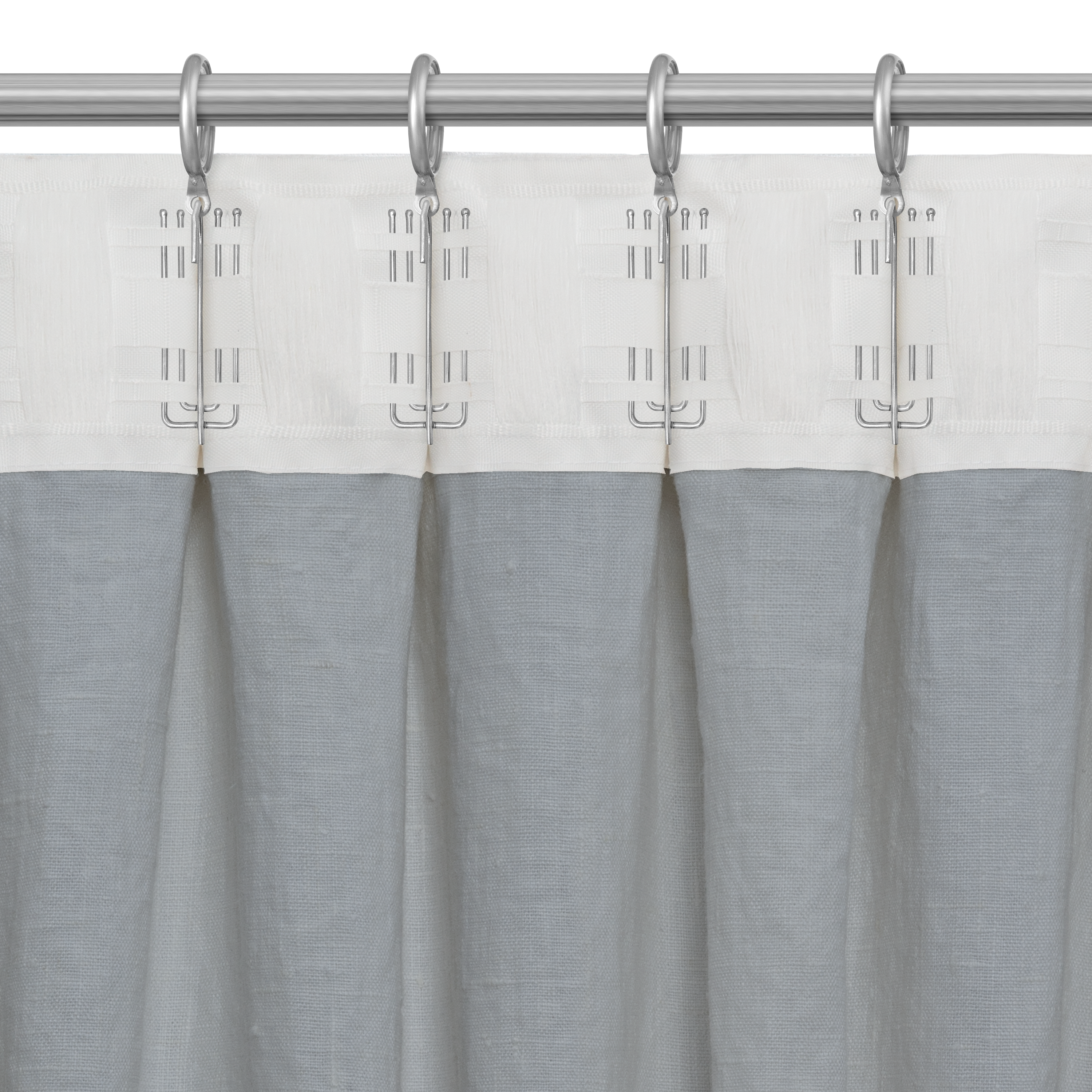 Cortinado fita e/ou presilha Danae 140x280cm celadon 3 Inspire - 5