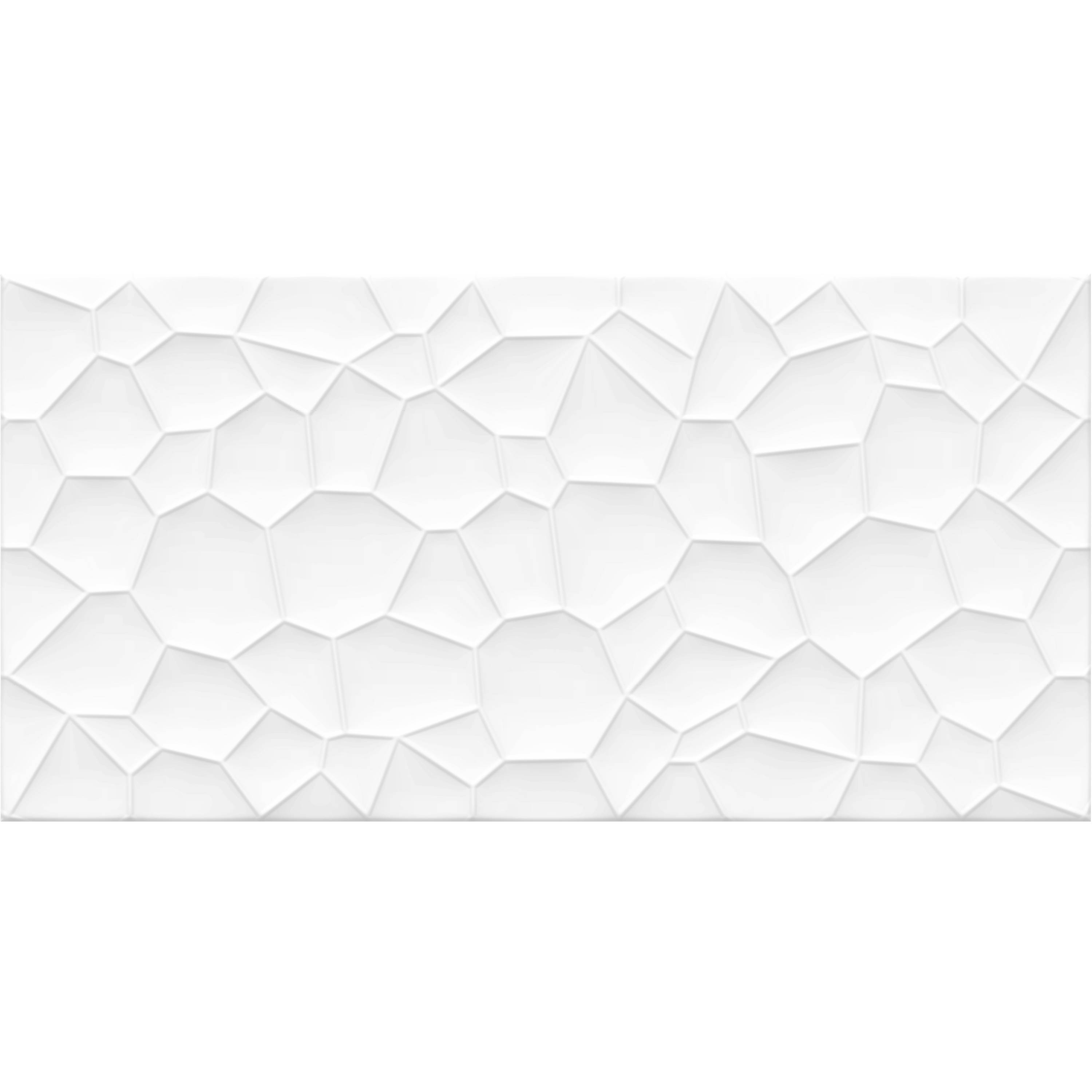 Azulejo cerámico arctic white efecto relieve blanco mate 3d eggs 30x60 cm artens