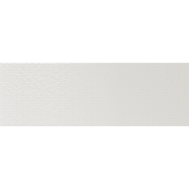 Azulejo cerámico Arctic White efecto relieve brillo 3D Glace 30x90 cm ARTENS