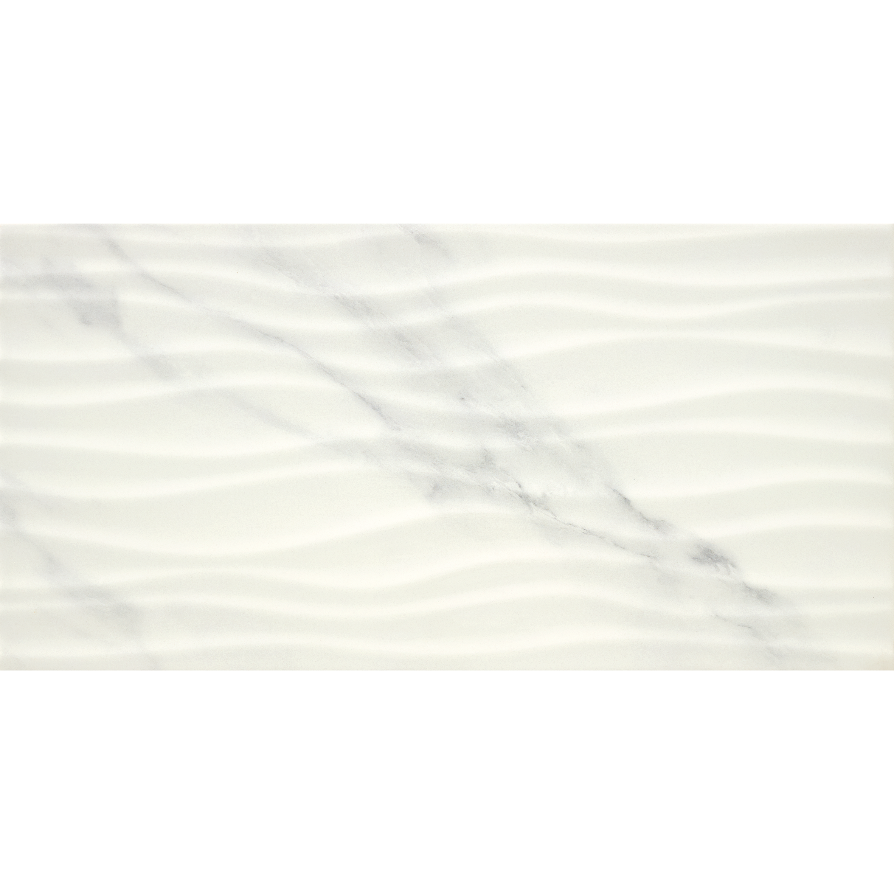 Azulejo cerámico santorini efecto relieve blanco 3d brillo 30x60 cm artens