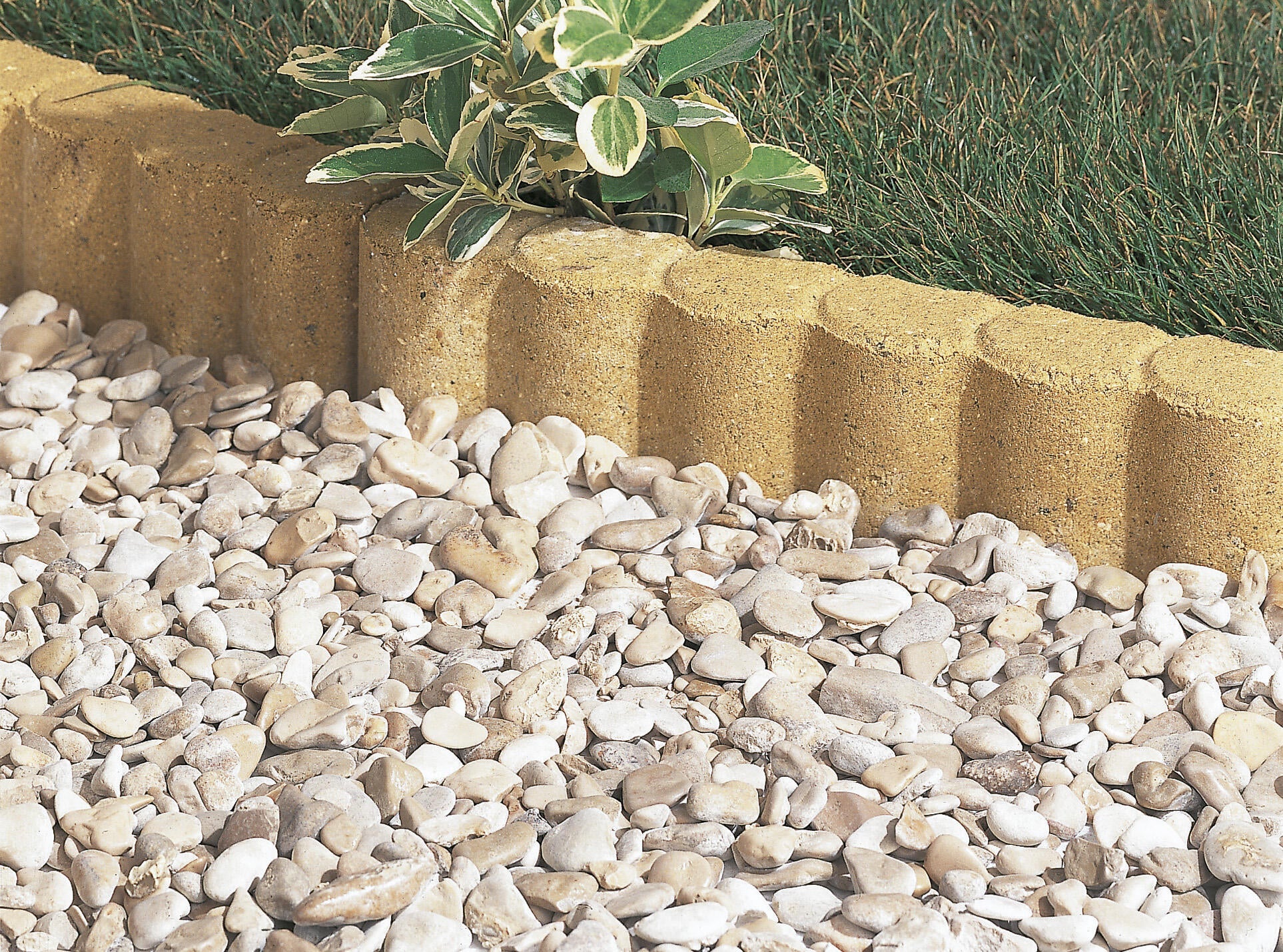 Bordure droite Biface béton ton pierre, H.20 x L.48 cm | Leroy Merlin