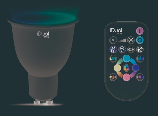 Ampoule LED pour spot GU10, changement de couleurs + télécommande Idual LEXMAN