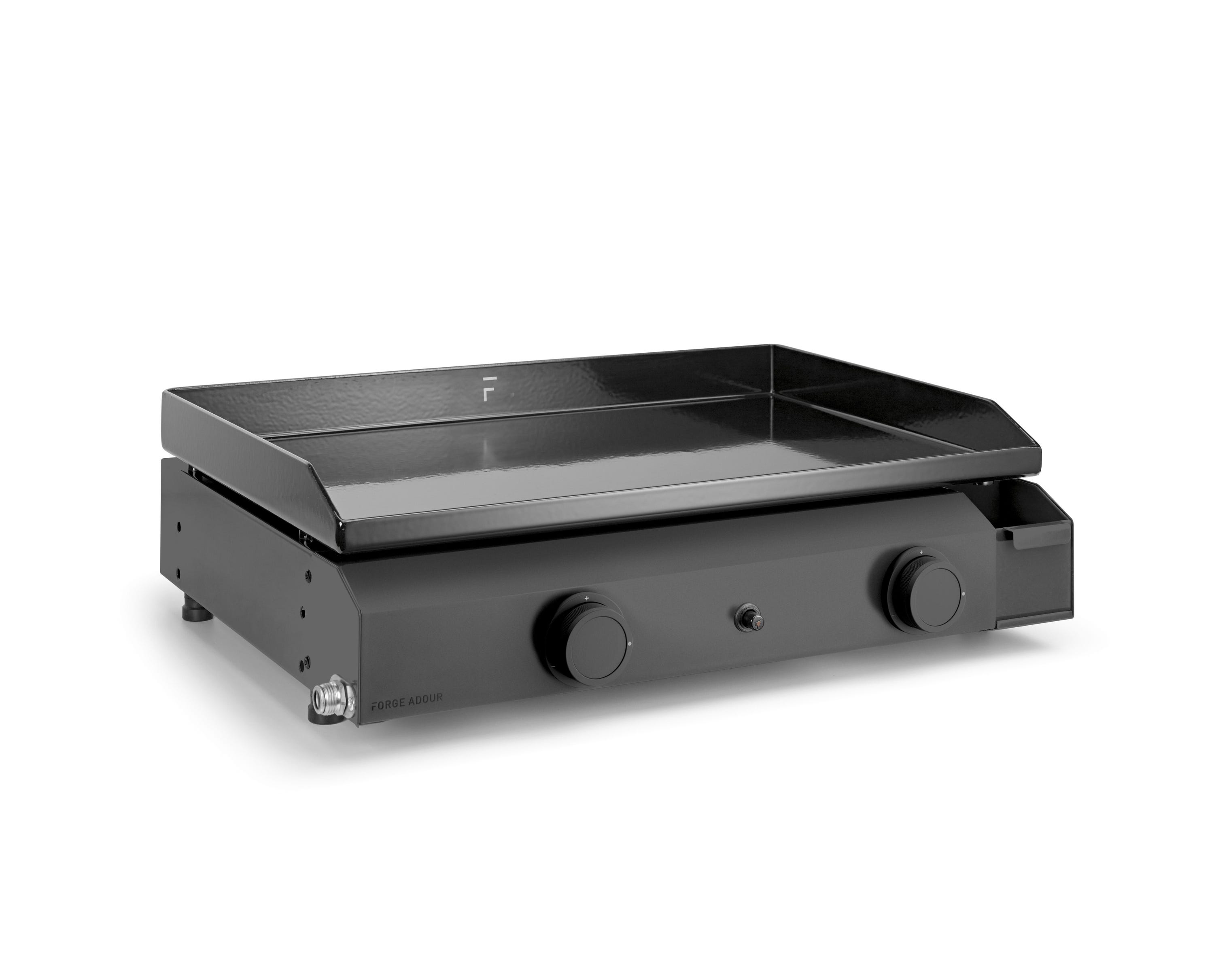 Plancha élctriqu 2500w plaqu font émaillé 43.5x42cm noir modrn - MODRN45AN - forg adour au millur prix Plancha élctriqu 2500w plaqu font émaillé 43.5x42cm noir modrn - MODRN45AN - forg adour au millur prix