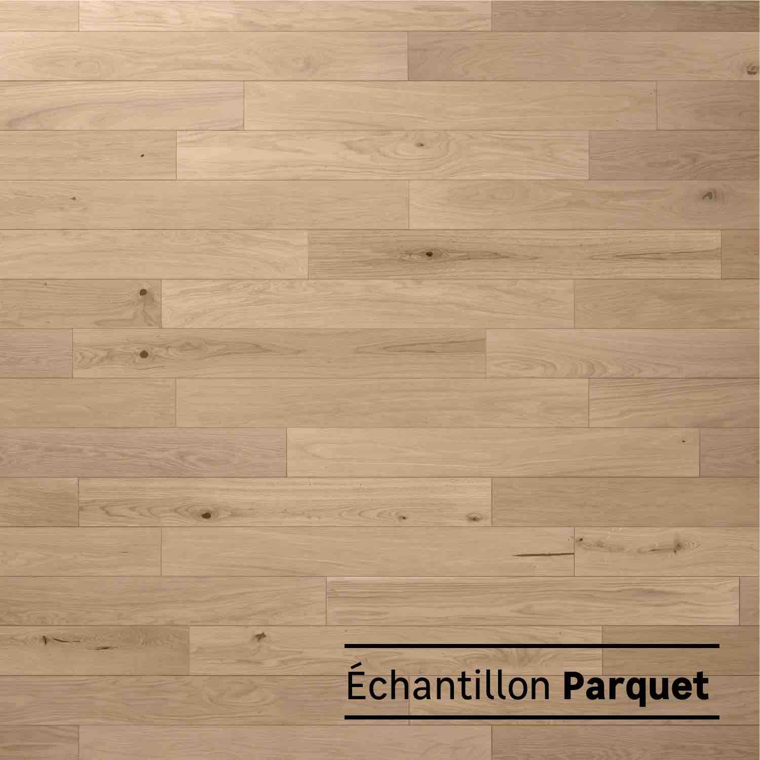 Echantillon Parquet forte chêne naturel huilé M - 6