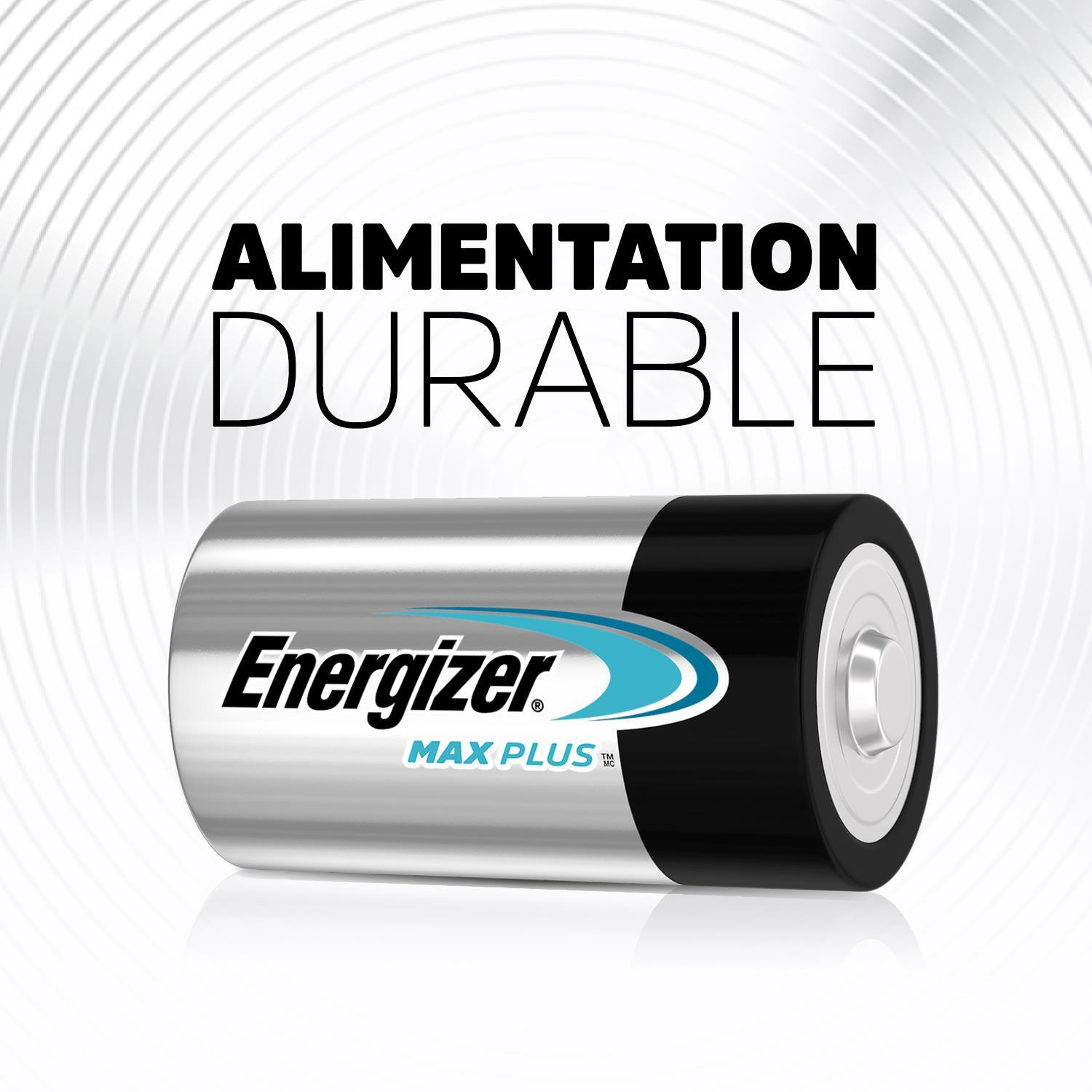 Pila LR20 D ENERGIZER Max Plus 2 batterie - 3