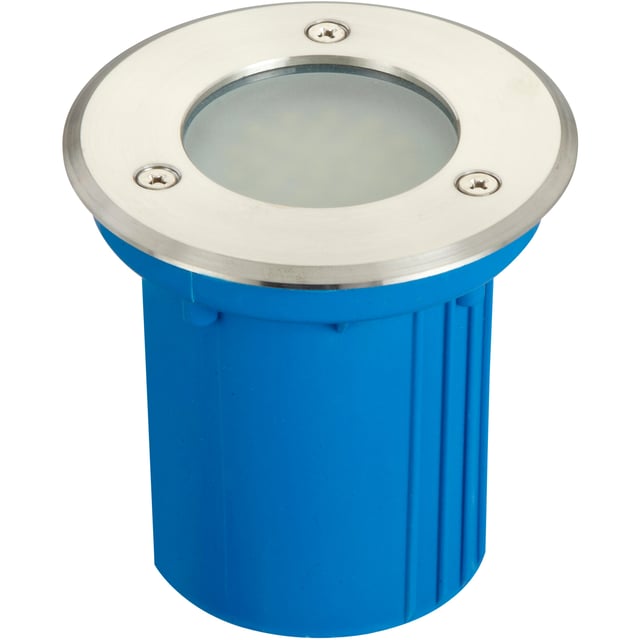 Spot à enterrer extérieur inoxydable LED intégrée 130 Lumen Diam.10 cm