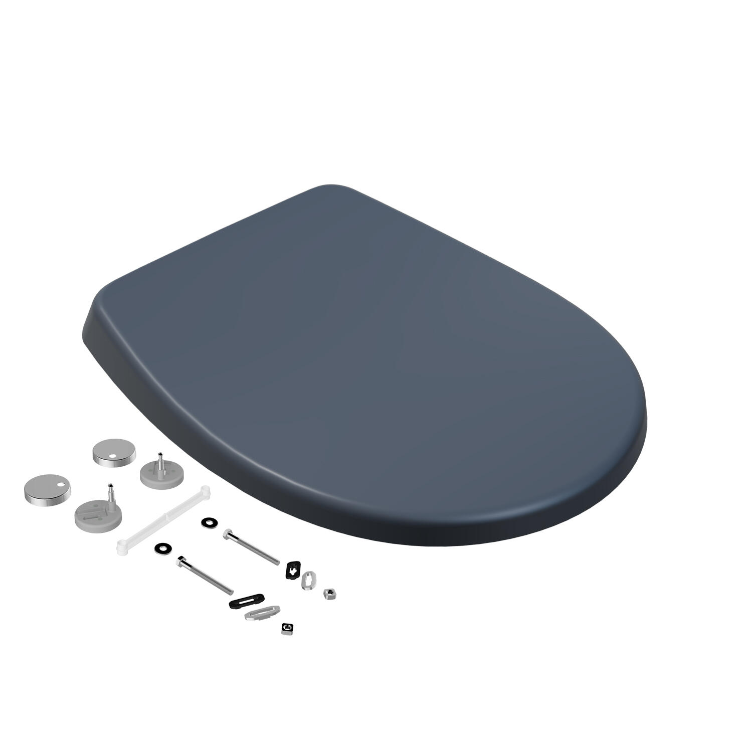 Abattant frein de chute anthracite Click & clean BEMIS - 7