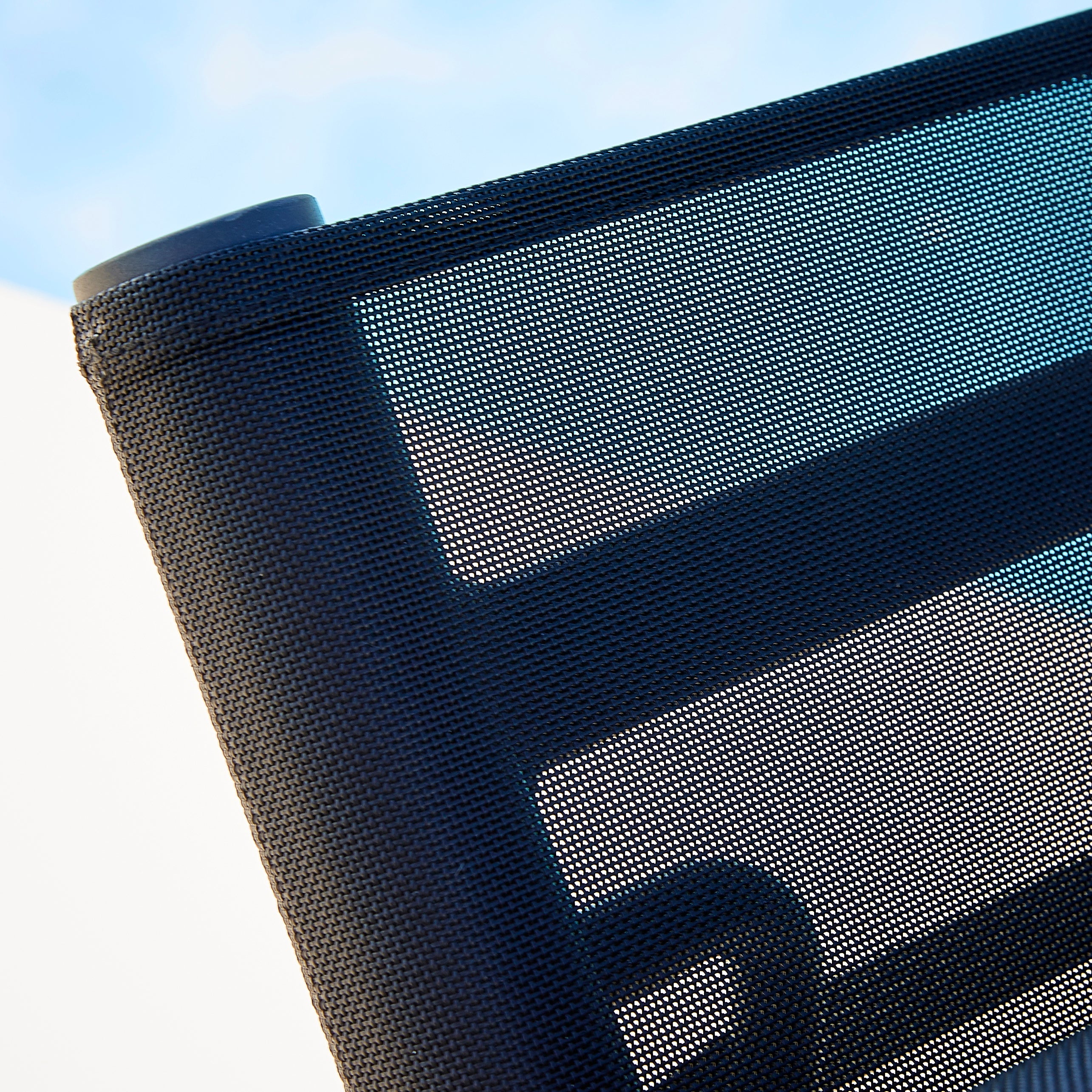 Bain de soleil de jardin ARCANE Paloma en aluminium noir - 11