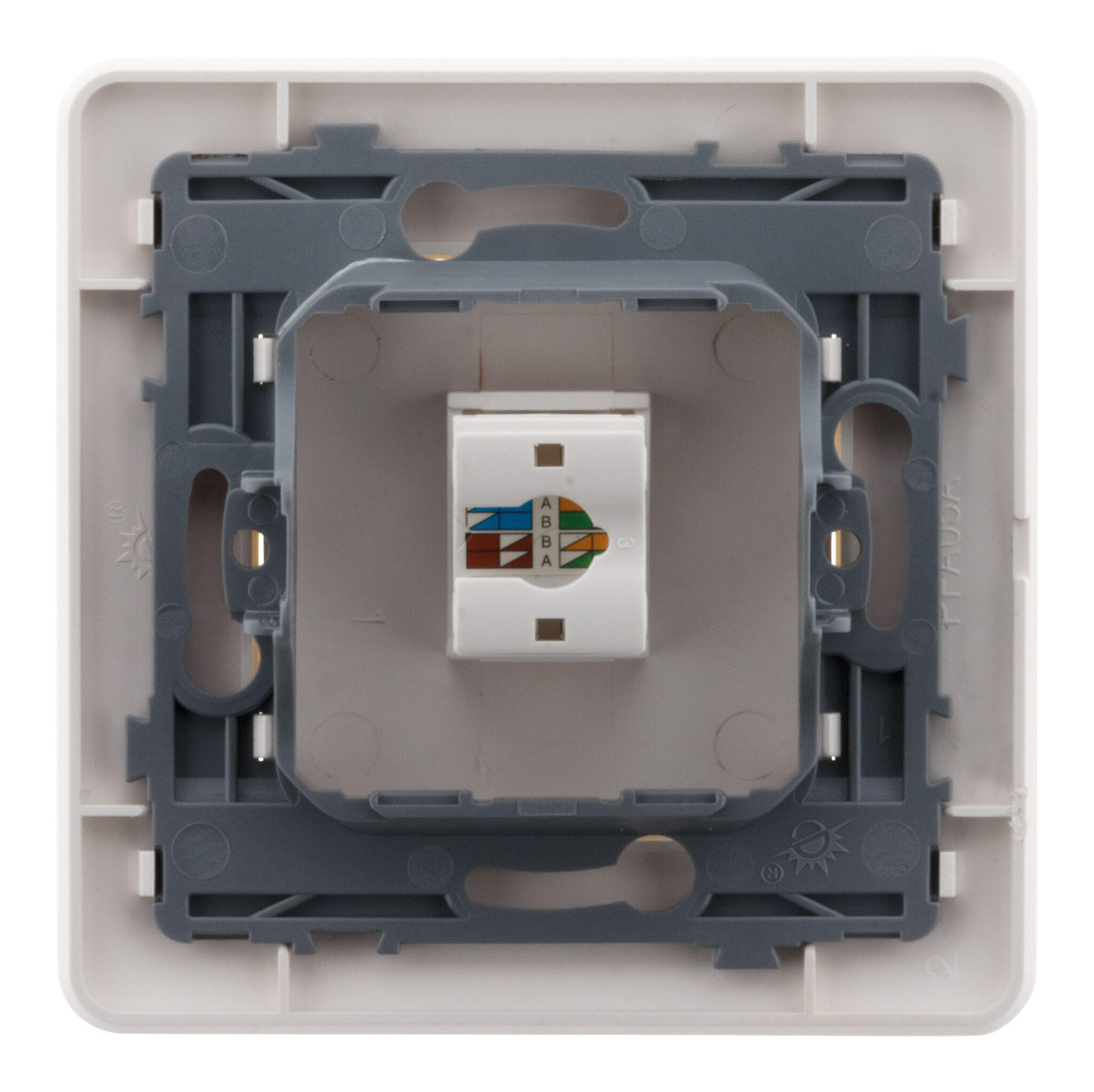 Prise rj45 complet ARTEZO, blanc - 4