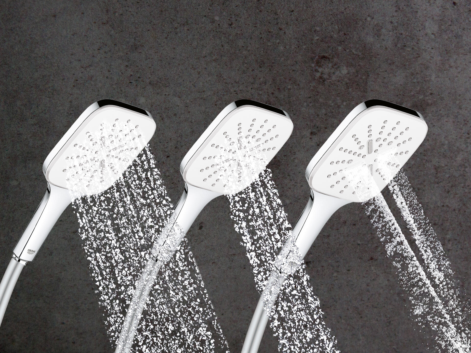 Pommeau de douche 1 jet, flexible et barre chromé GROHE Vitalio smart combibarre - 4