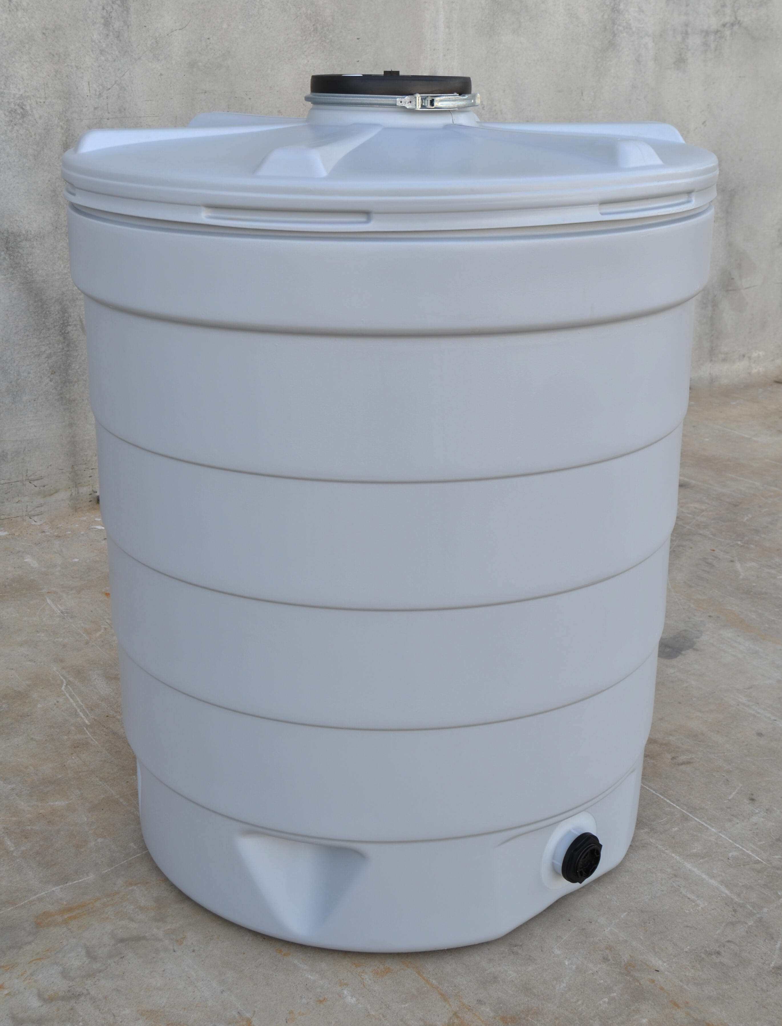 Récupérateur d'eau Aquatonne SCHUTZ cylindrique gris , 1000 l - 2