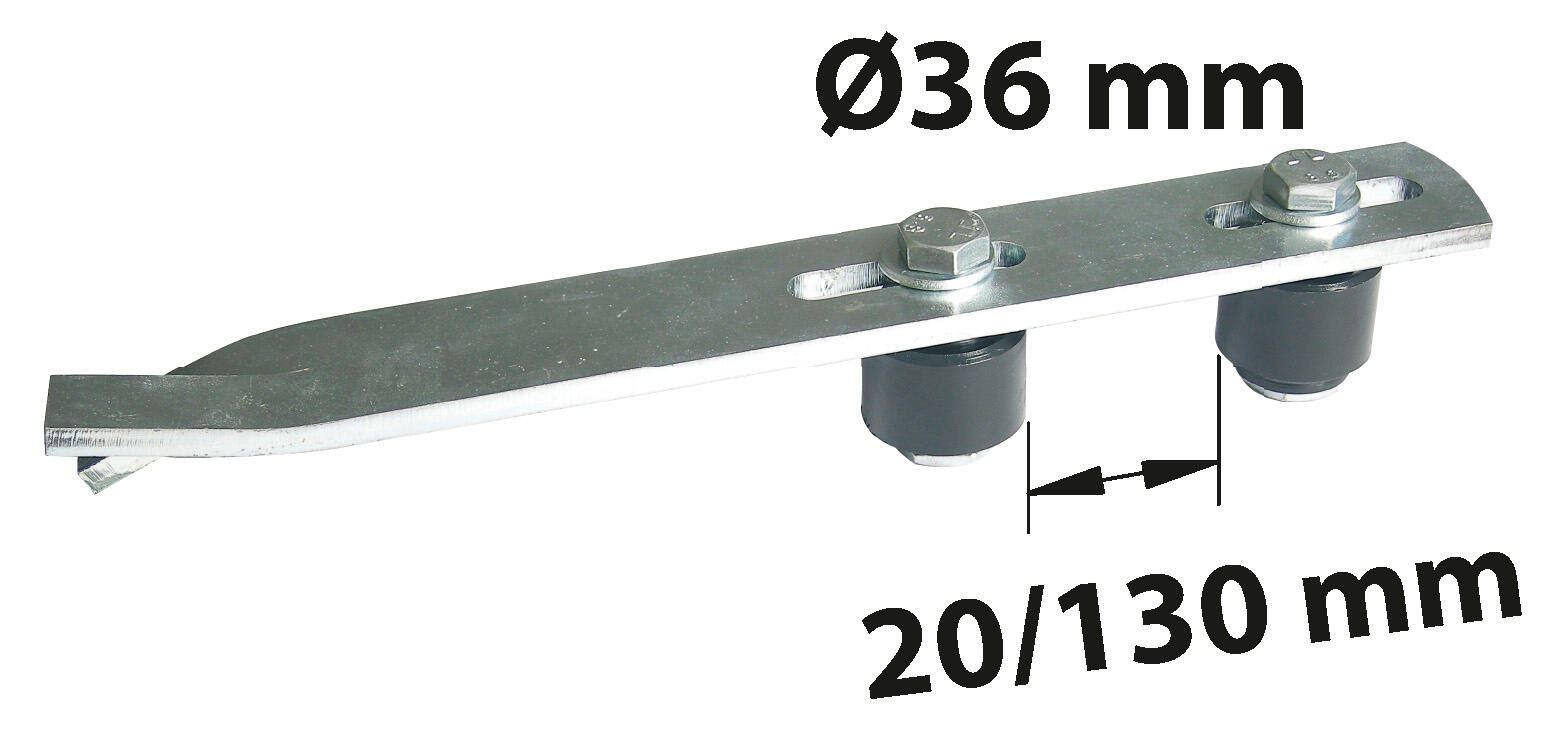Guide 2 olives à sceller portail coulissant - Olive D.36mm AFBAT - 3