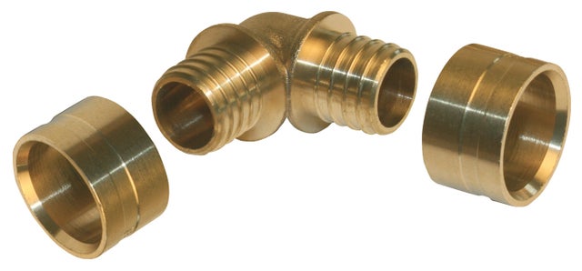 Coude pour tuyau PERT à glissement F, 12 mm