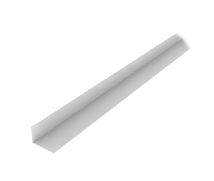 Cornière PVC 30x15 ép2.5, longueur 2.50 m Blanc - 2