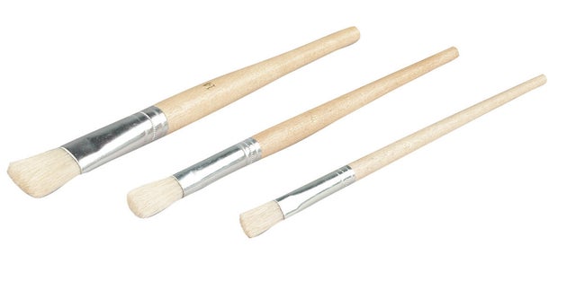 Lot de pinceaux pour peinture meuble, porte ou volet, NESPOLI