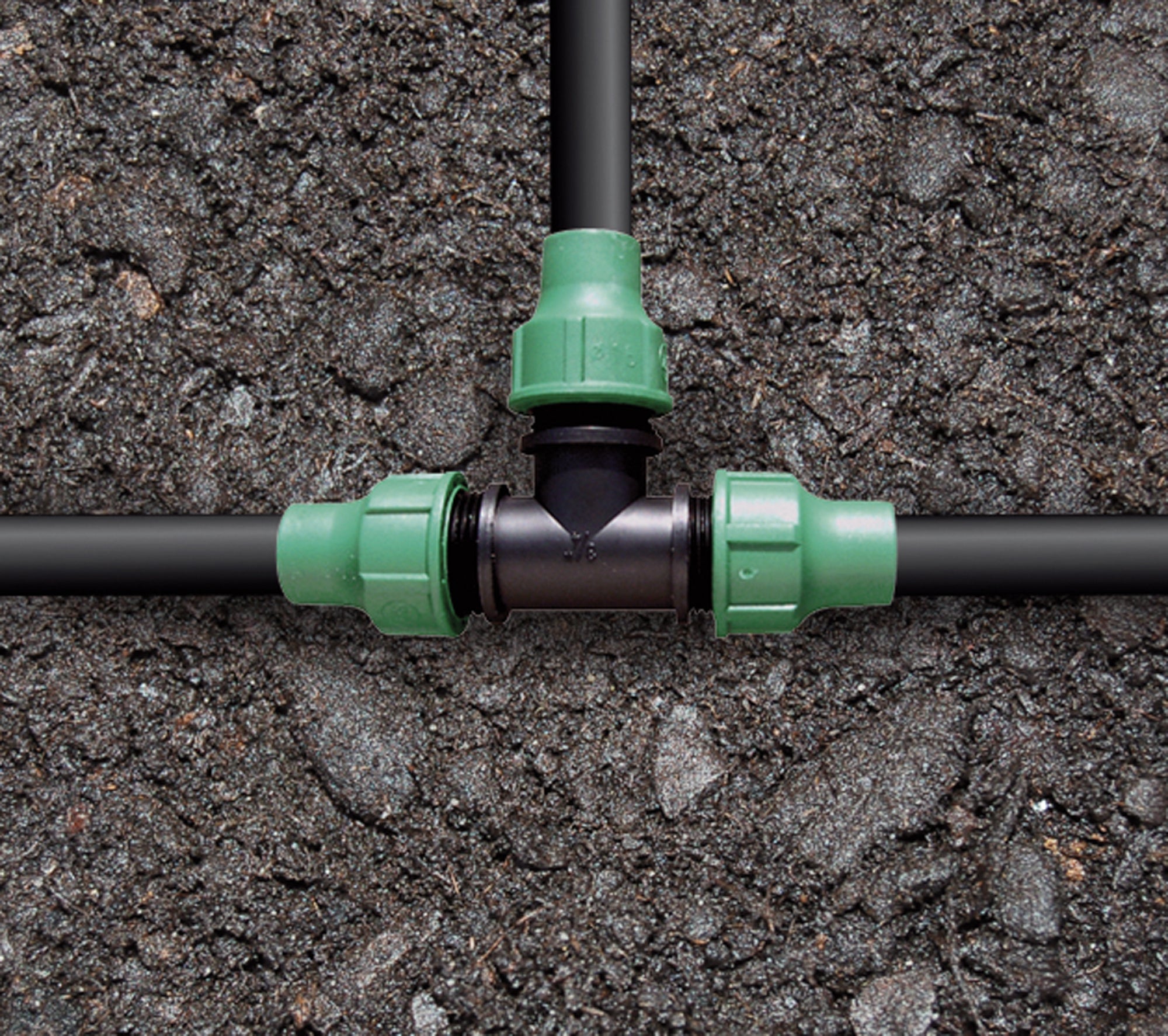 Raccord en T pour arrosage JARDIBRIC D1620 - 2