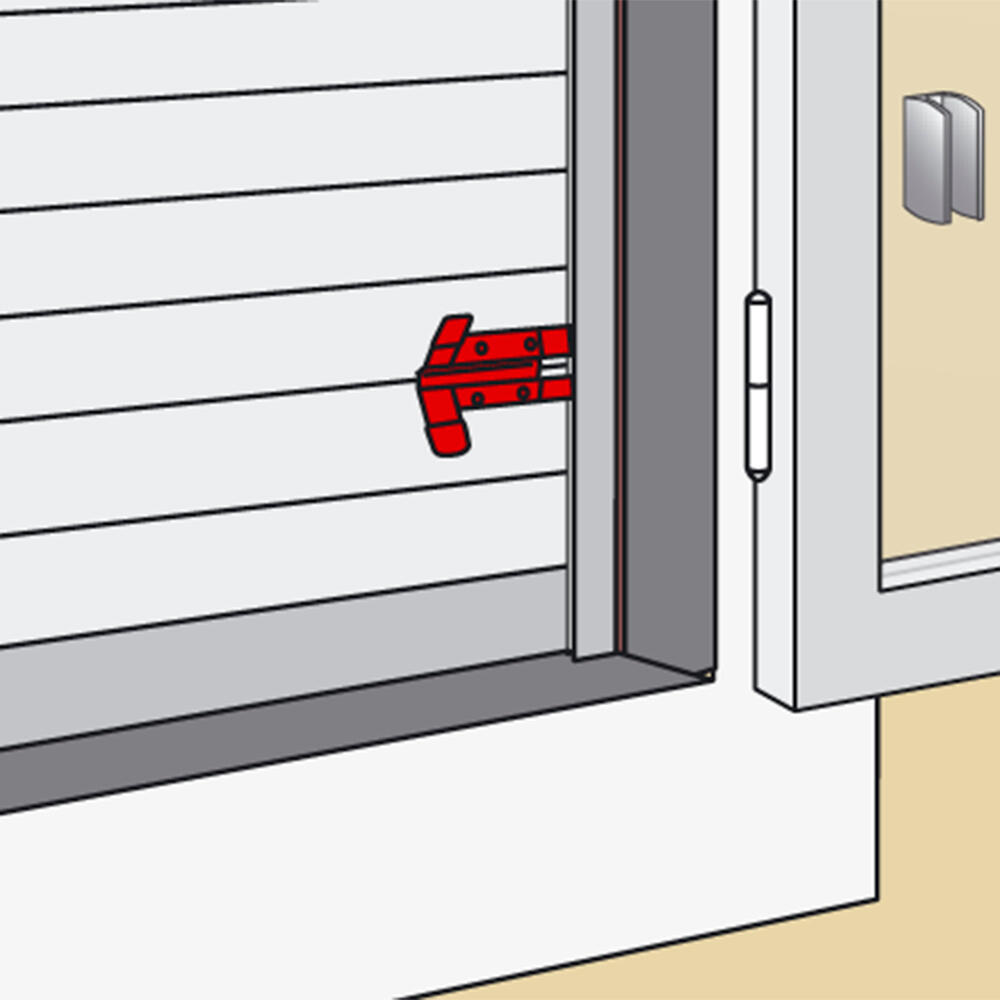 Lot 2 pinces anti-soulèvement pour volets roulants AFBAT - 4