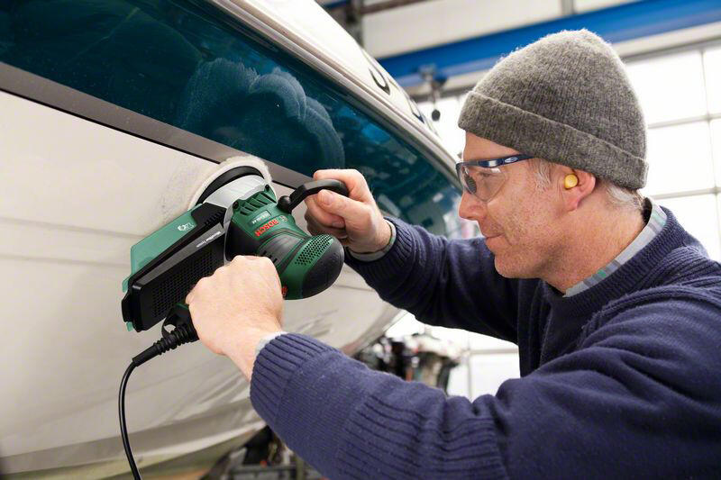 Ponceuse excentrique filaire BOSCH PEX 4000 AE, 370 W - 4