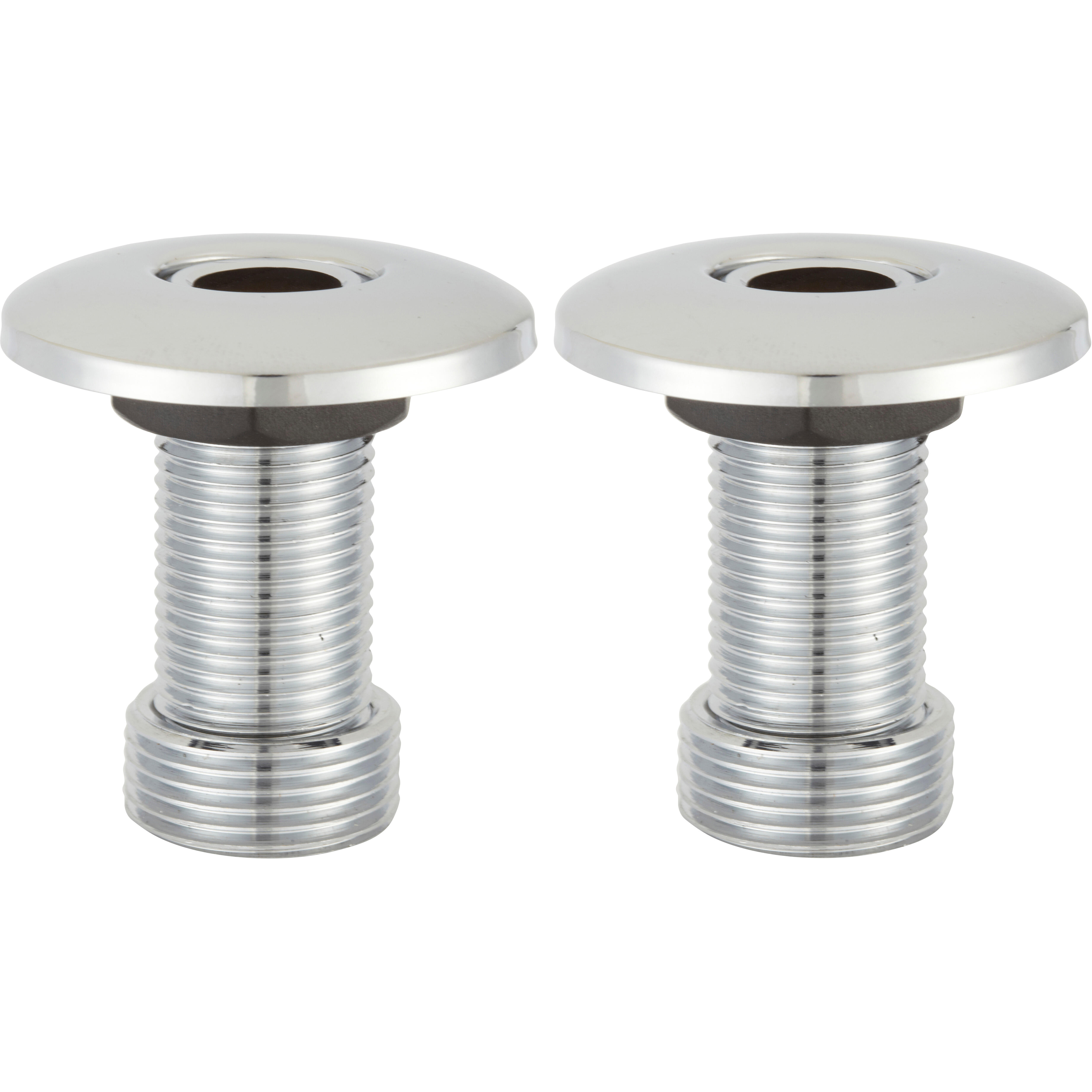 Lot de 2 traverses cloison, mâle / mâle 15 x 21/20 x 27 mm - 2