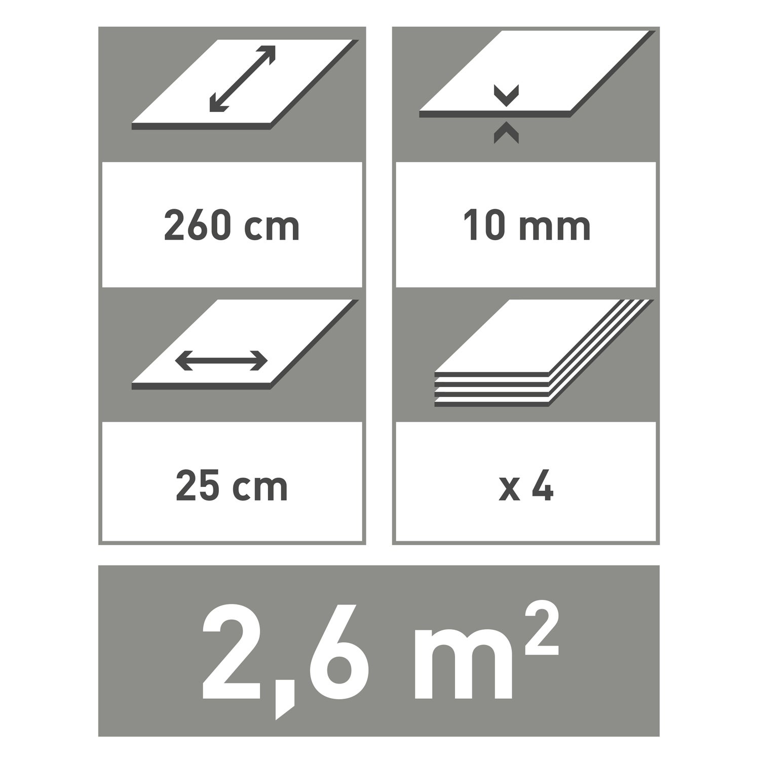 Lambris PVC blanc céruse ARTENS L.260 x l.25 cm x Ep.10 mm - 6