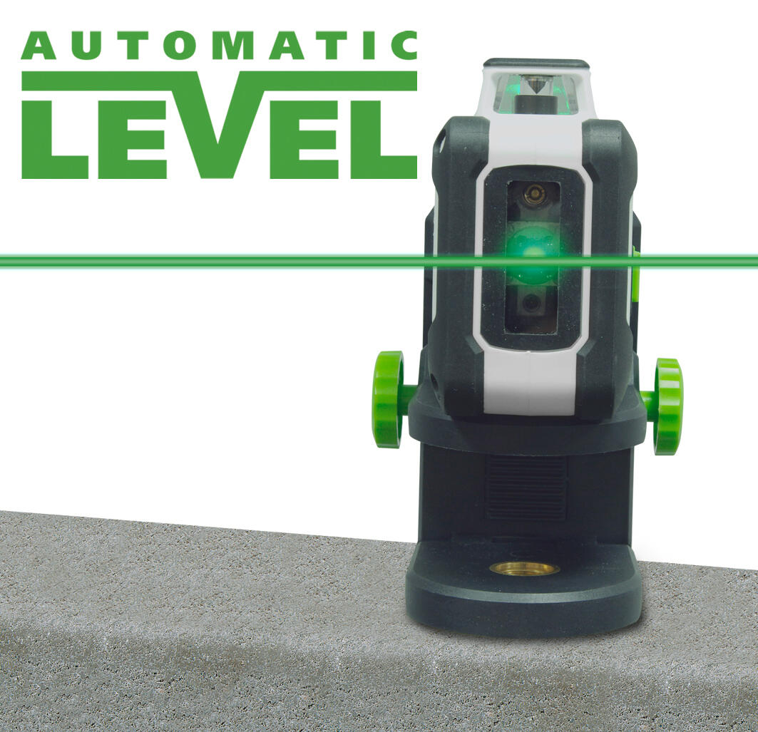 Nivel láser LASERLINER autoestabilizante para trípode de 0.4 mm a 10 m - 12