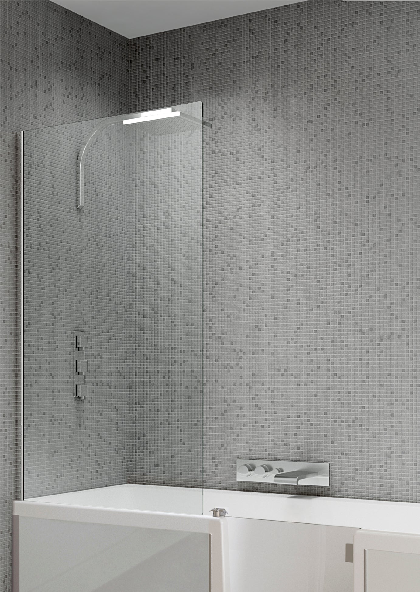 Baignoire rectangulaire L.160x l.75 cm blanc brillant, KINEDO Sourceo version dr - 3