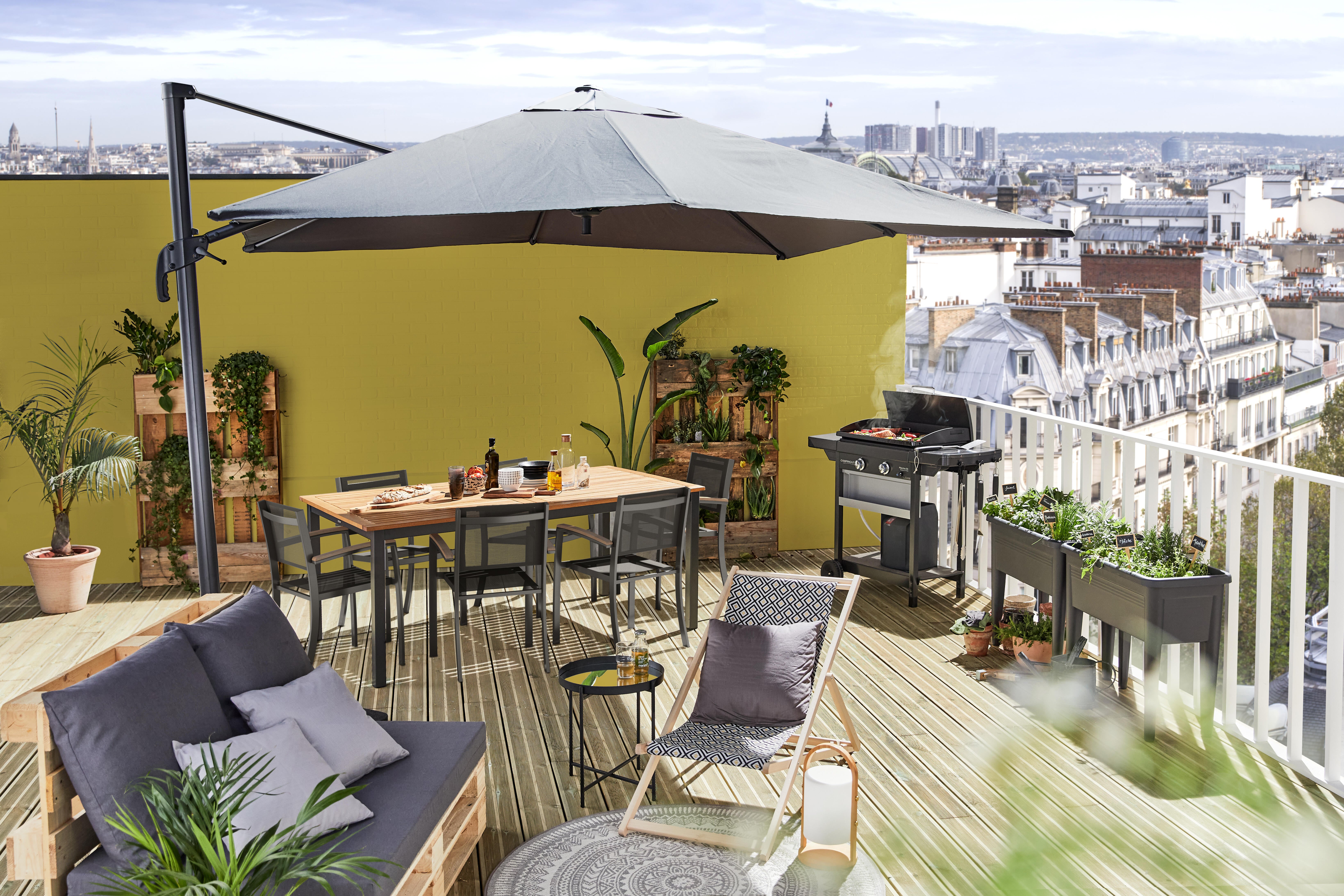 Stół ogrodowy Oris 100x180/240 cm drewniany Naterial - 8