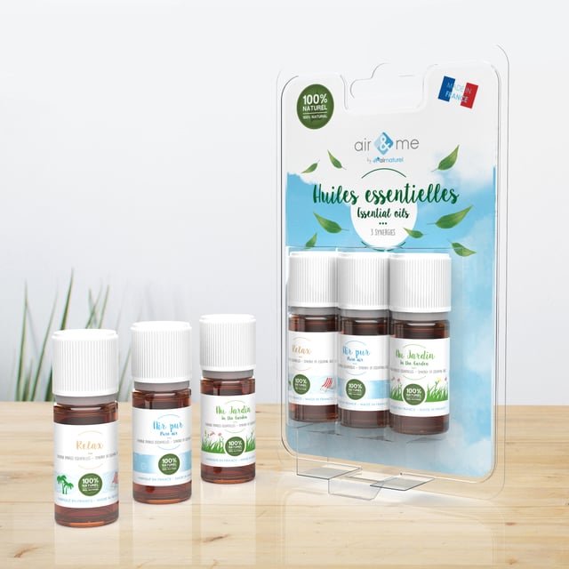 Coffret huiles essentielles AIR AND ME Bio