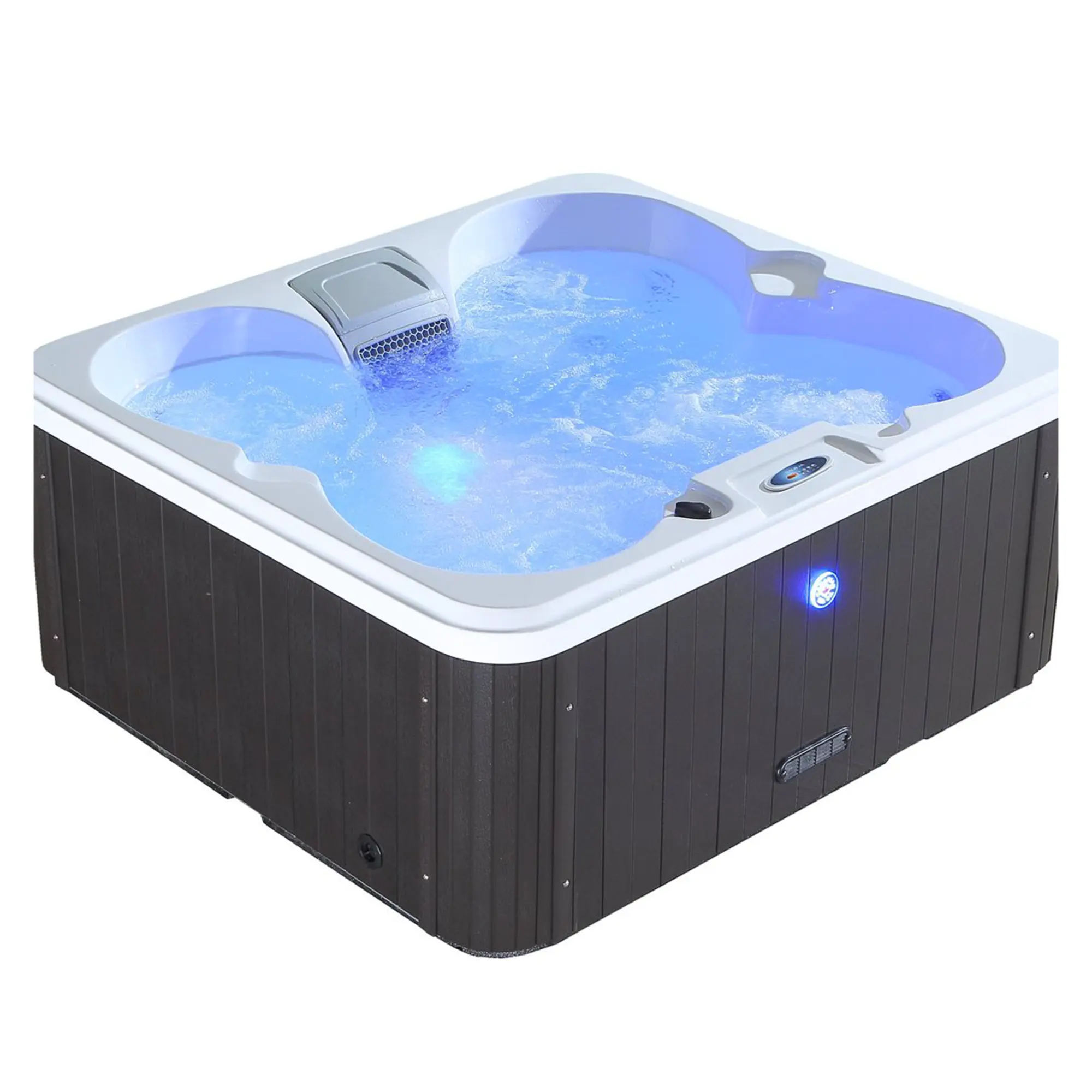Spa GANDER chocolat 4 places 170X152cm - 2