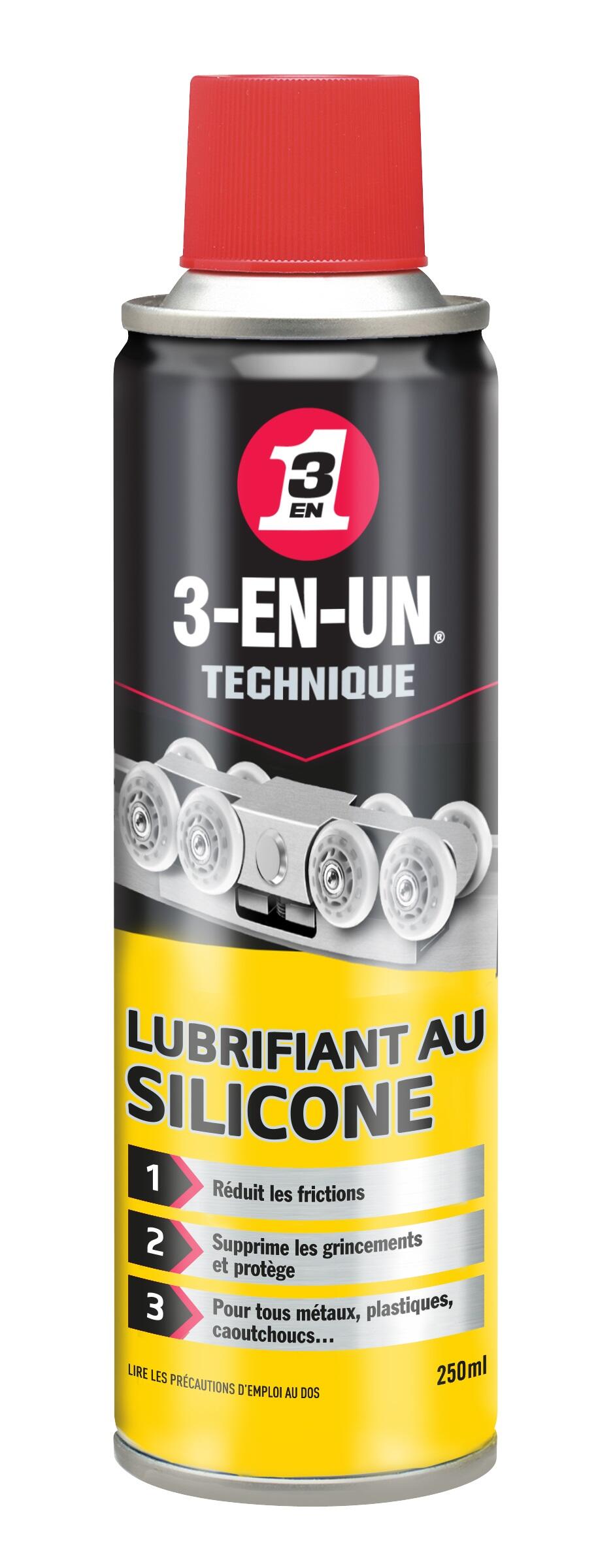 Lubrifiant au silicone t 3-EN-UN TECHNIQUE en aérosol 250 ml - 17