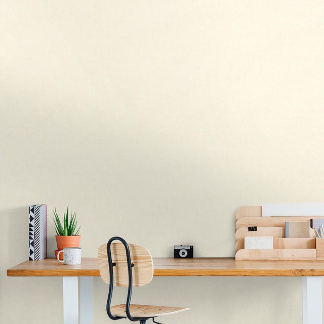 Papier peint intissé Uni Vintage beige