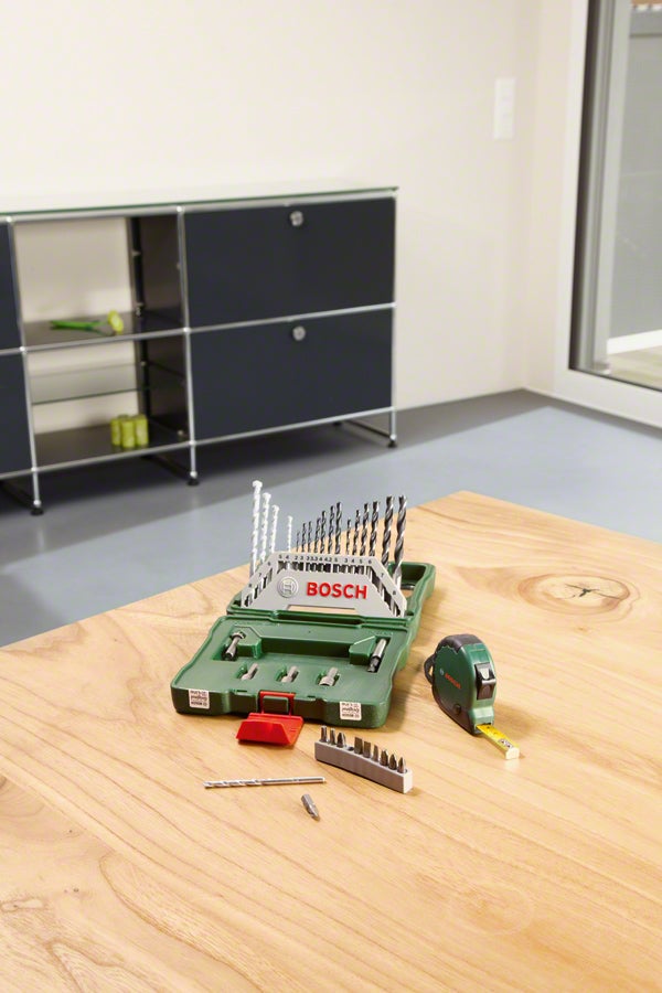 Coffret d'embouts de vissage et de forets pour multimatériaux, BOSCH, 33 pièces - 2