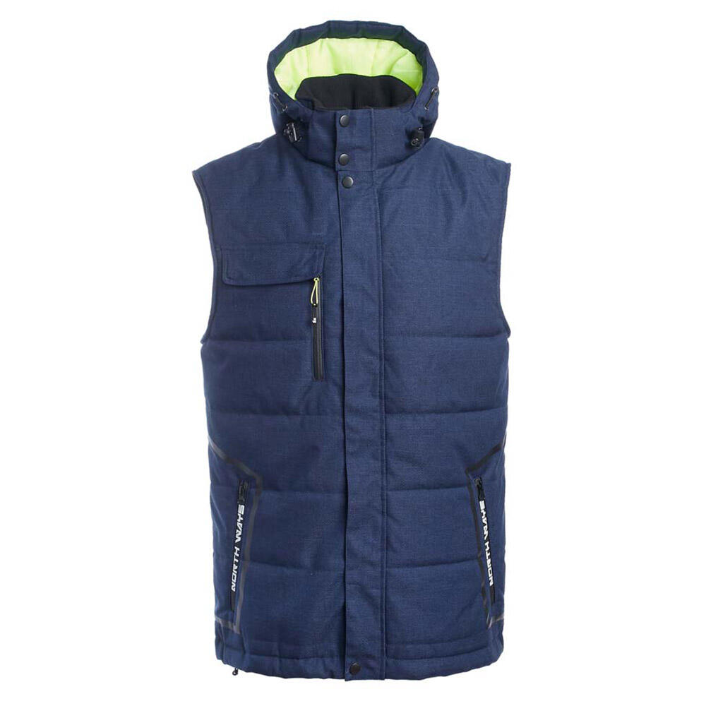 Gilet de travail Maximy, NORTH WAYS bleu, taille l - 2