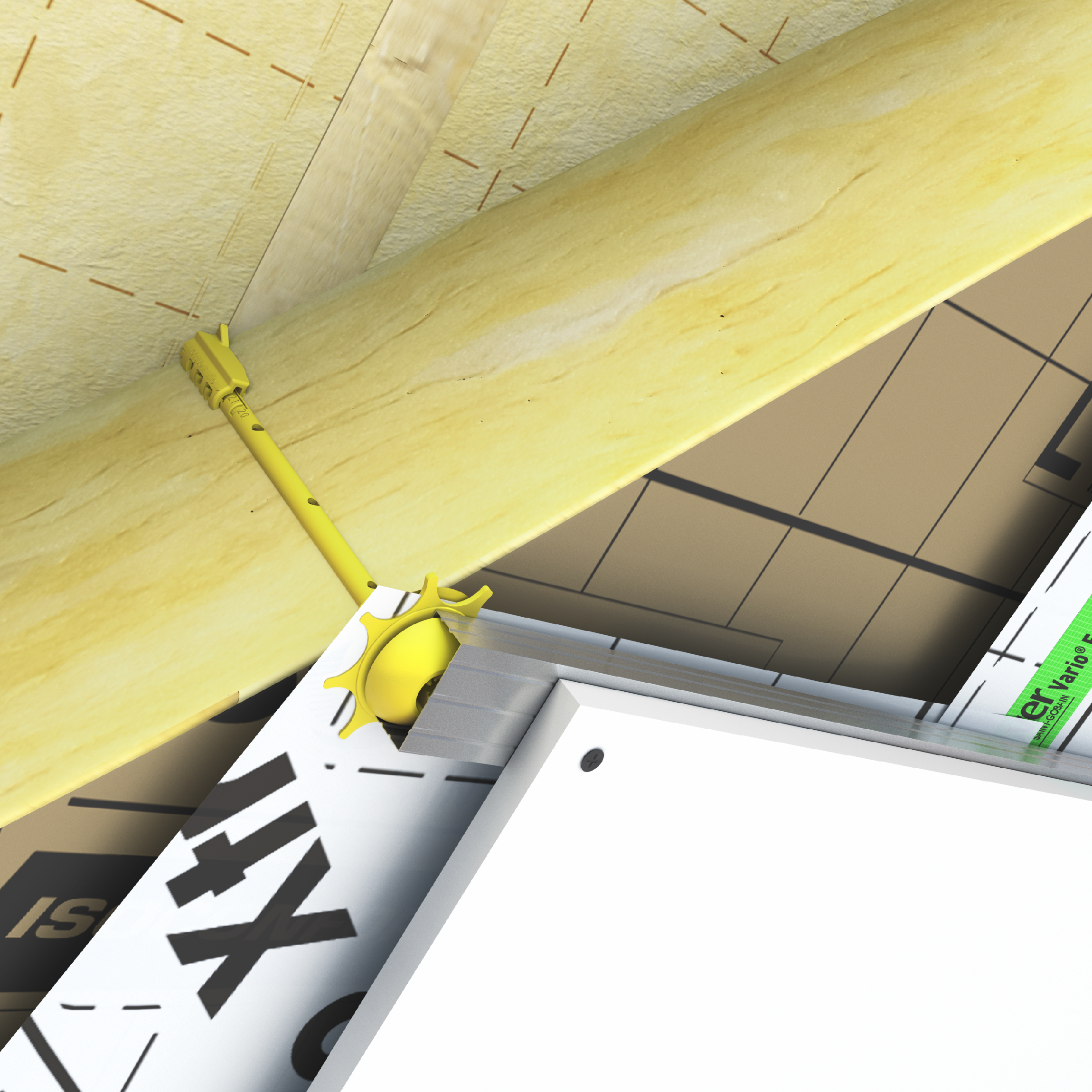 Rouleau laine de verre ISOVER Isoconfort 35 kraft, Ep.280mm, 2x1.2m, R8 - 6