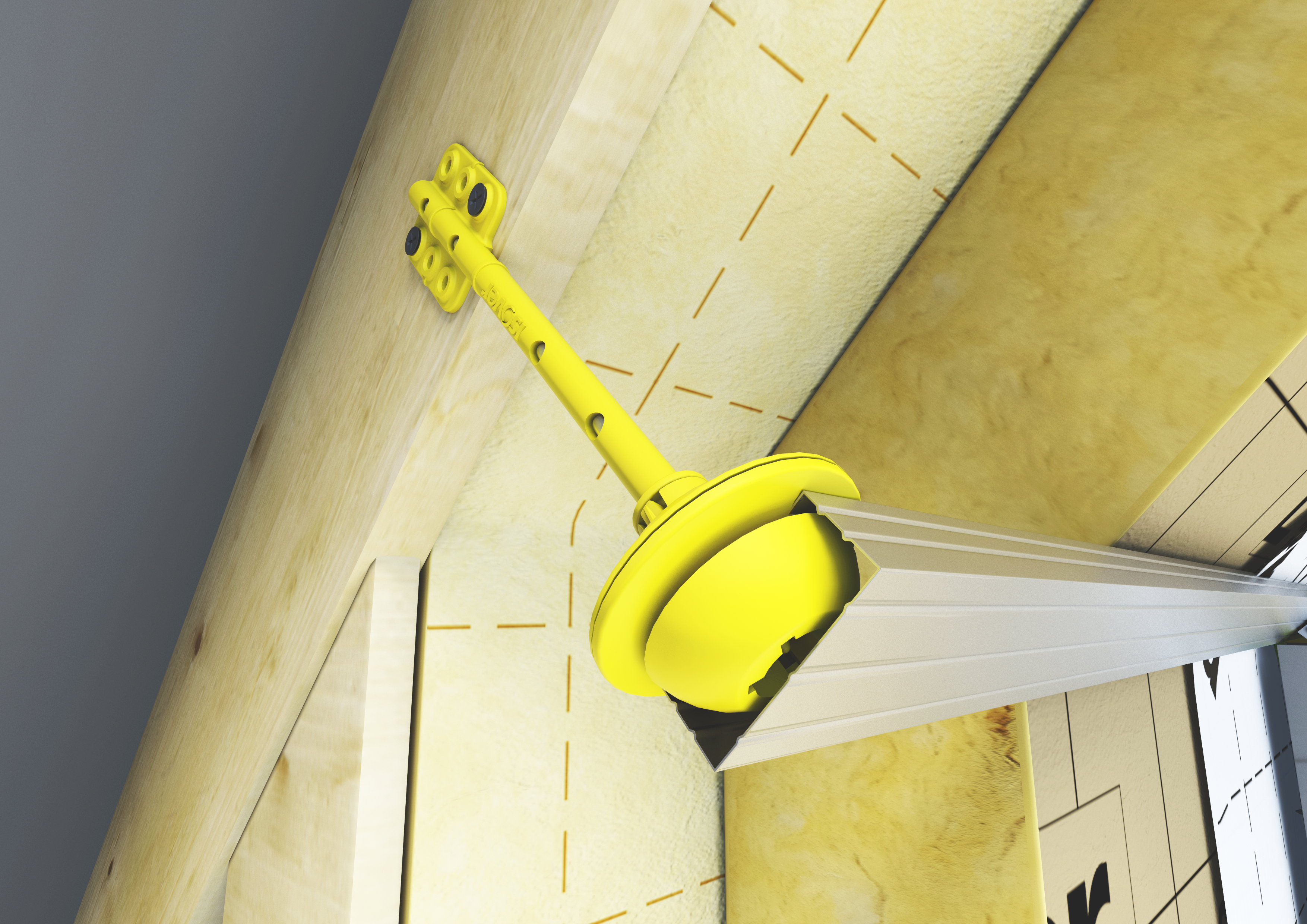 Rouleau laine de verre combles aménageables ISOVER 035 nu, Ep.60mm, 10x1.2m,R1.7 - 6