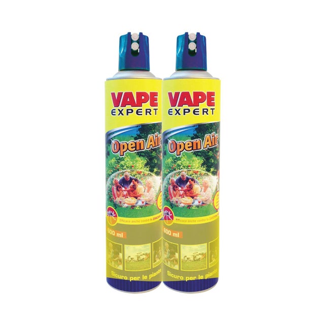 Insetticida spray per zanzare VAPE 600 ml VAPE OPEN AIR SPRAY, 2 pezzi