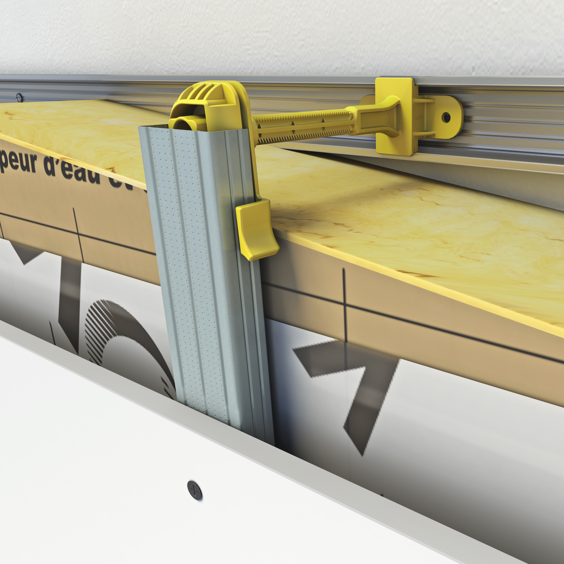 Rouleau laine de verre mur ISOVER 032 kraft, Ep.160mm, 2.7x1.2m, R5 - 6