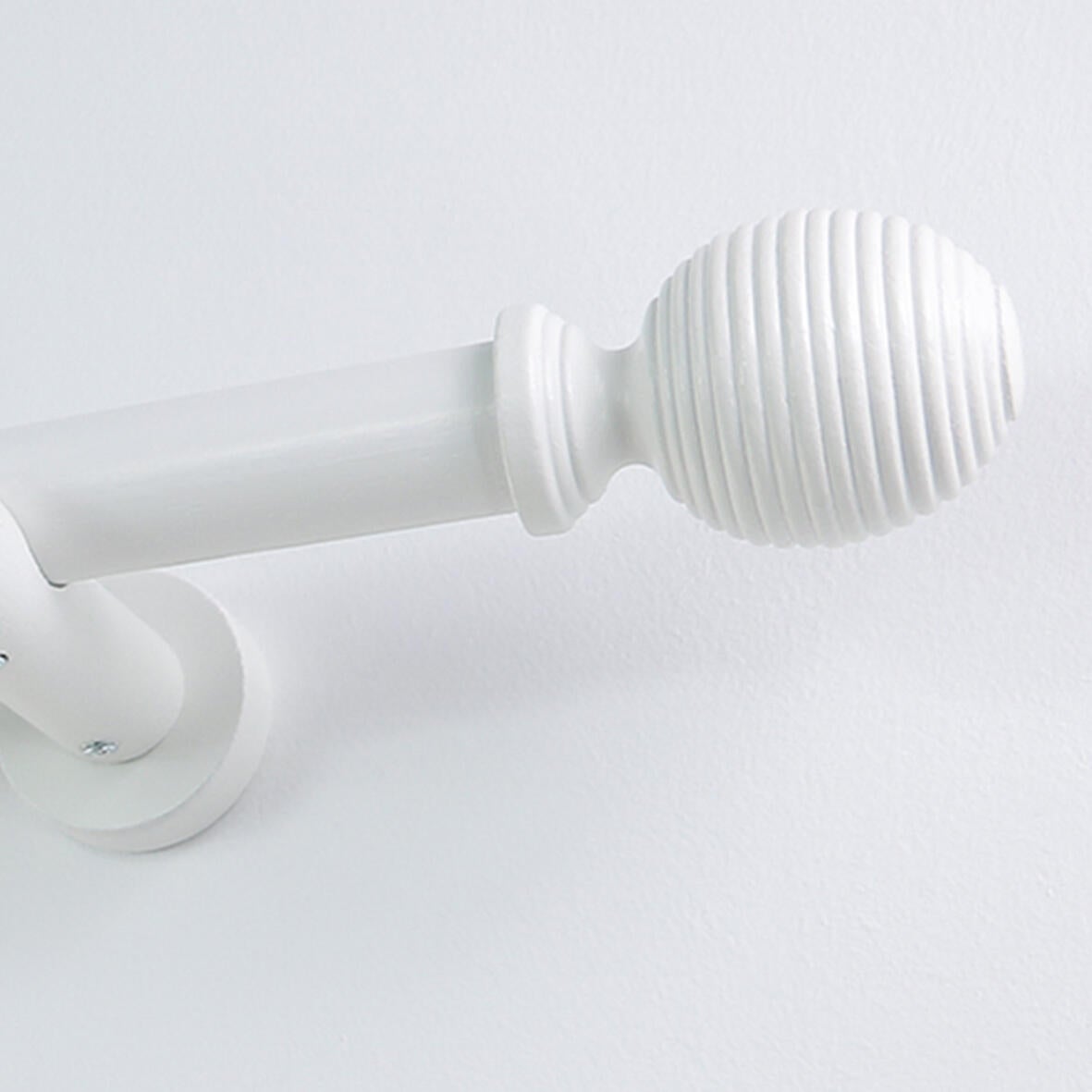 Embout pour barre à rideau, Diam.28 mm blanc Syst.d, INSPIRE - 2