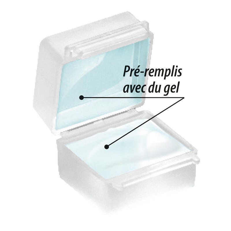 Lot de 2 boîtes avec gel d'étanchéité 2.5mm² Leroy Merlin — free download