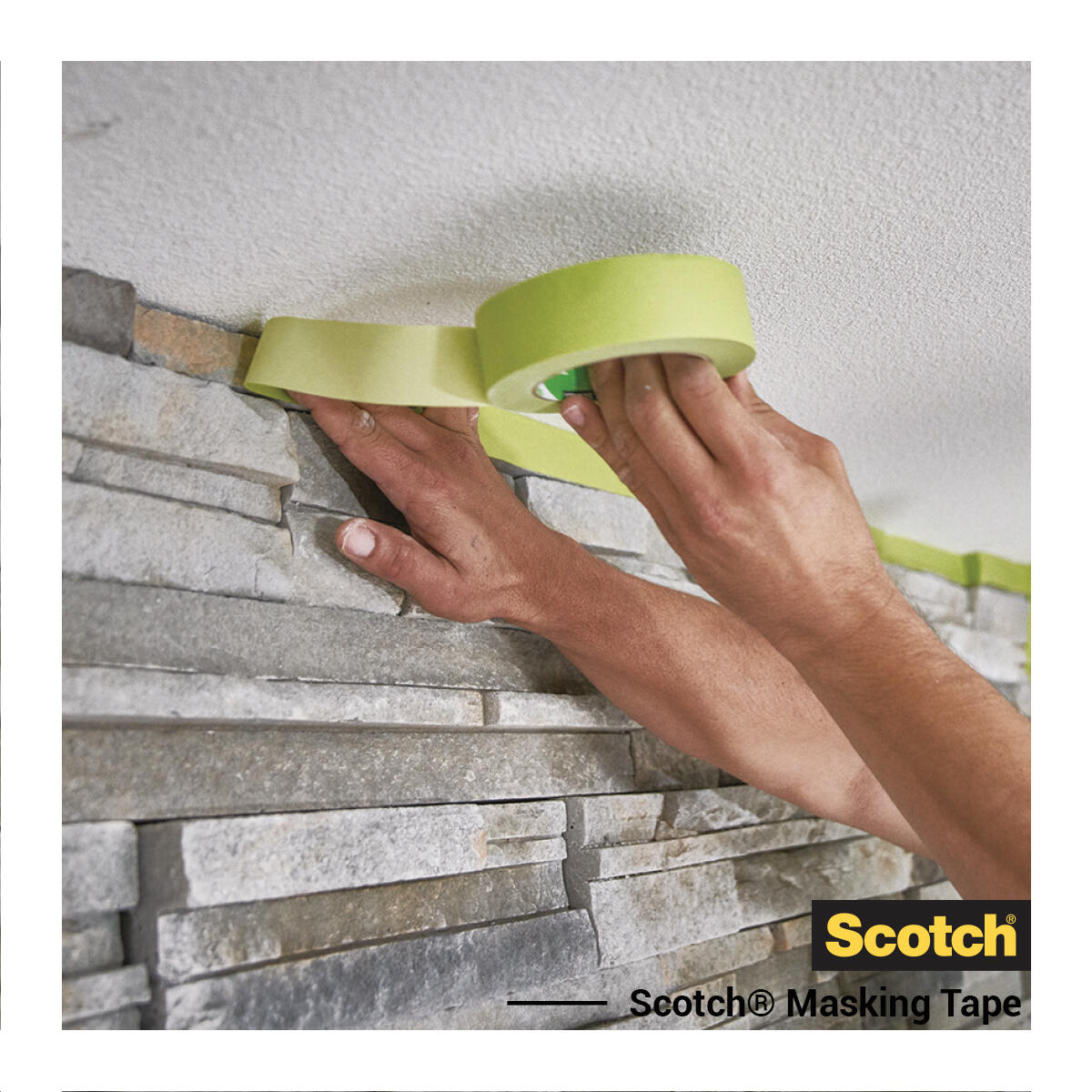 Ruban de masquage SCOTCH l.36 mm x L.41 m surfaces rugueuses - 7