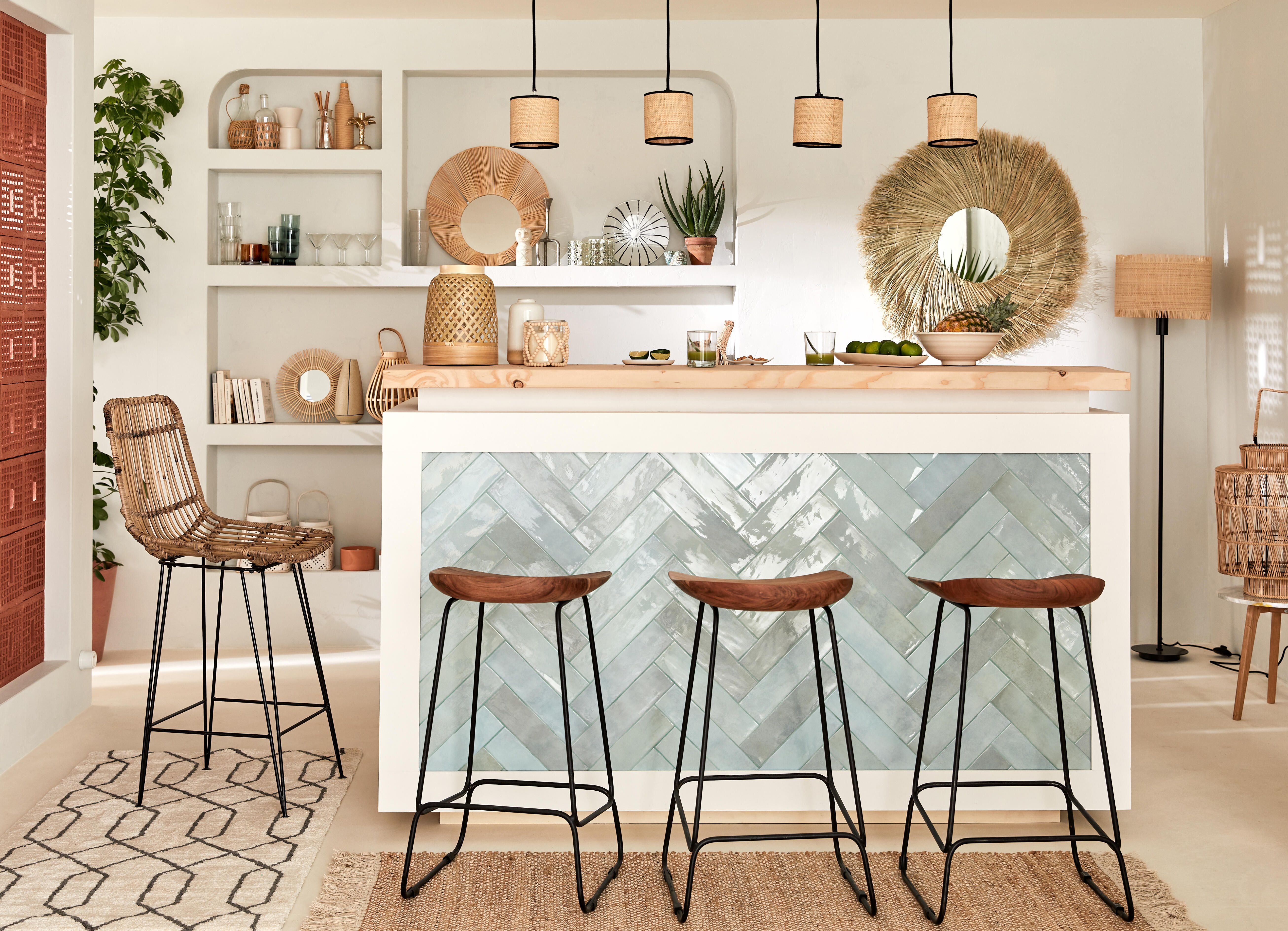 Miroir rond bambou naturel Bamboo INSPIRE diam.30 cm - 11