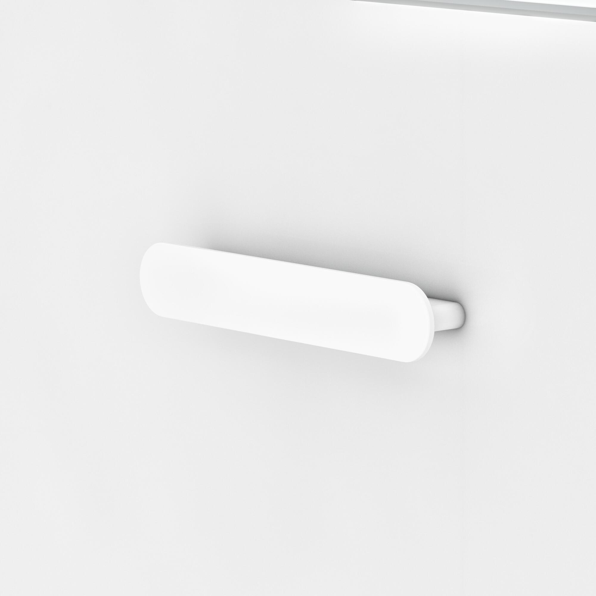 Mobile da bagno a terra sotto lavabo L 70 x H 80 x P 40 cm bianco laminato opaco, 2 cassetti SENSEA Easy - 7