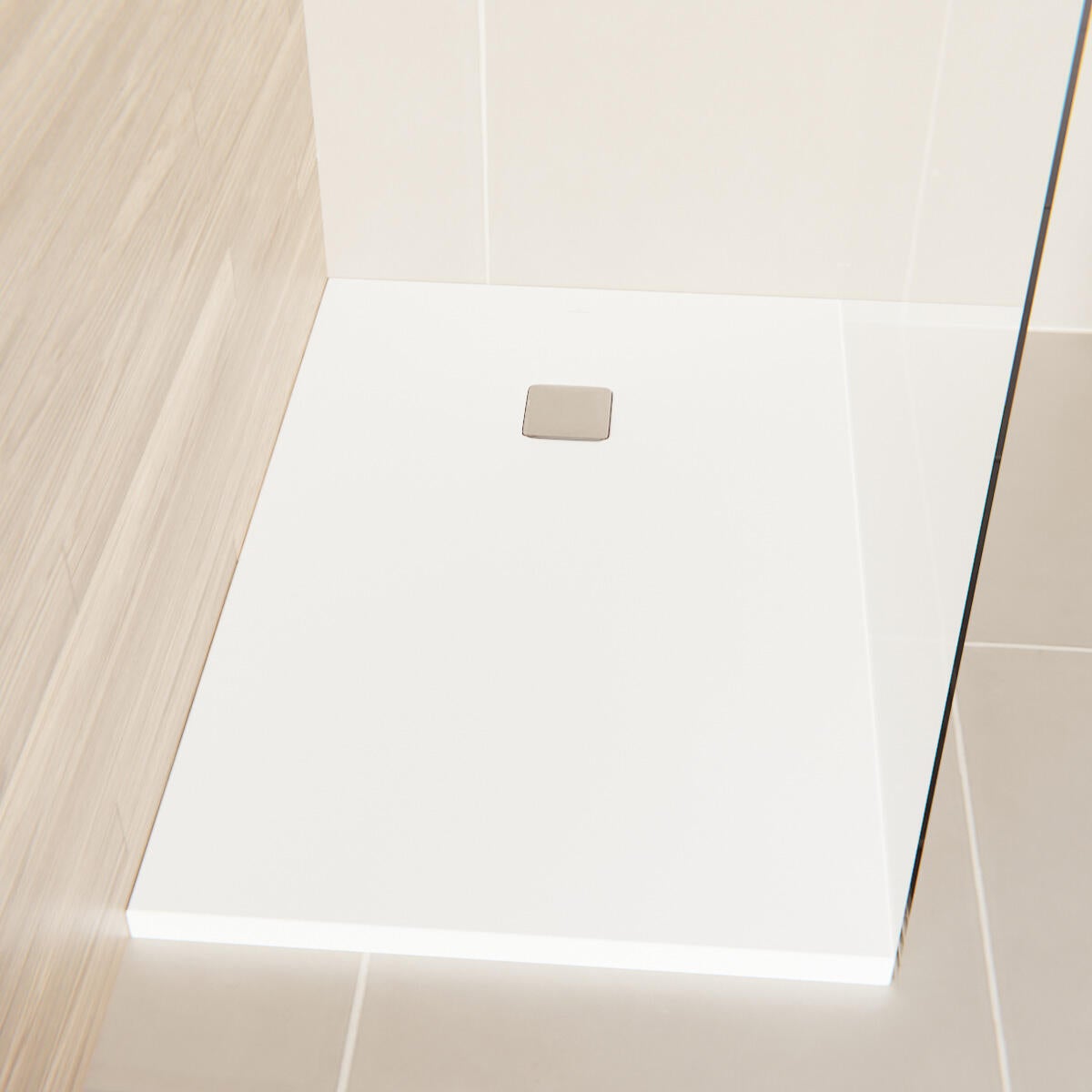 Receveur de douche, acrylique, blanc mat L140xl90cm, Crystal VILLEROY & BOCH - 3