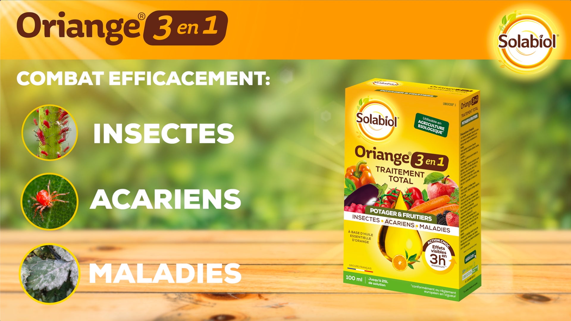 Traitement potager et fruitiers SOLABIOL,100 ml - 4
