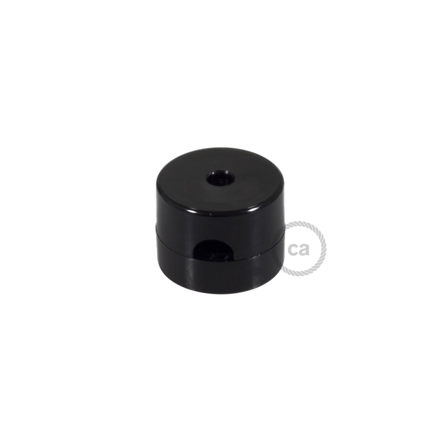 Lot de 2 passe-câbles d.22mm, CREATIVE CABLES noir - 3