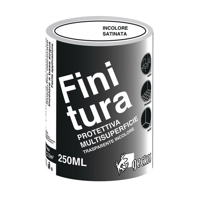 Finitura GECKOS Satinata 0.25 L neutro satinato