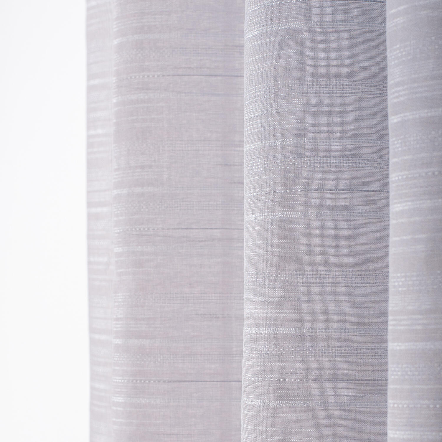 Voilage tamisant, Lola, gris H.260 x l.140 cm - 3