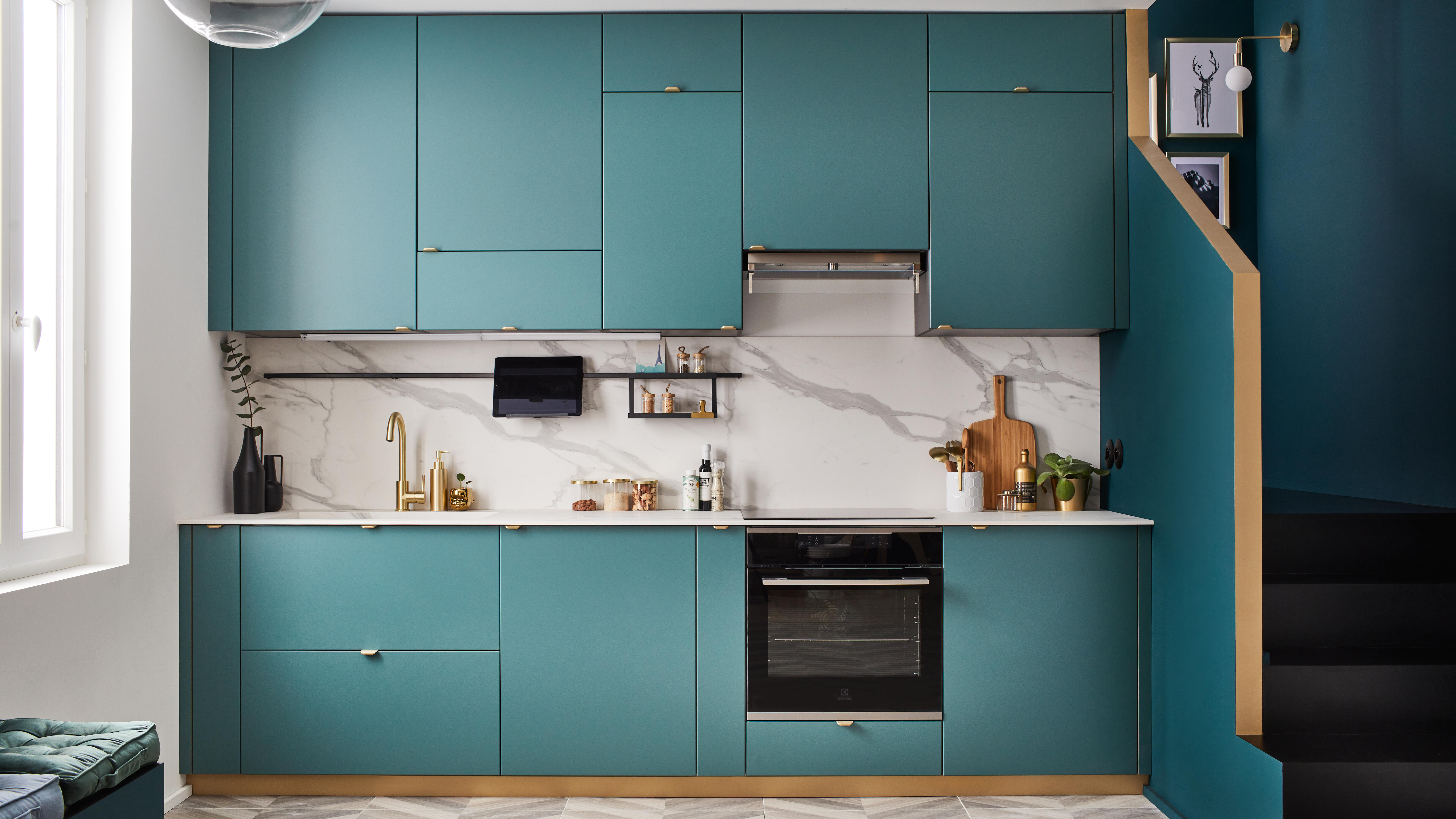 Caisson bas de cuisine DELINIA ID blanc H.76.8 x l.15 x P.58 cm - 4