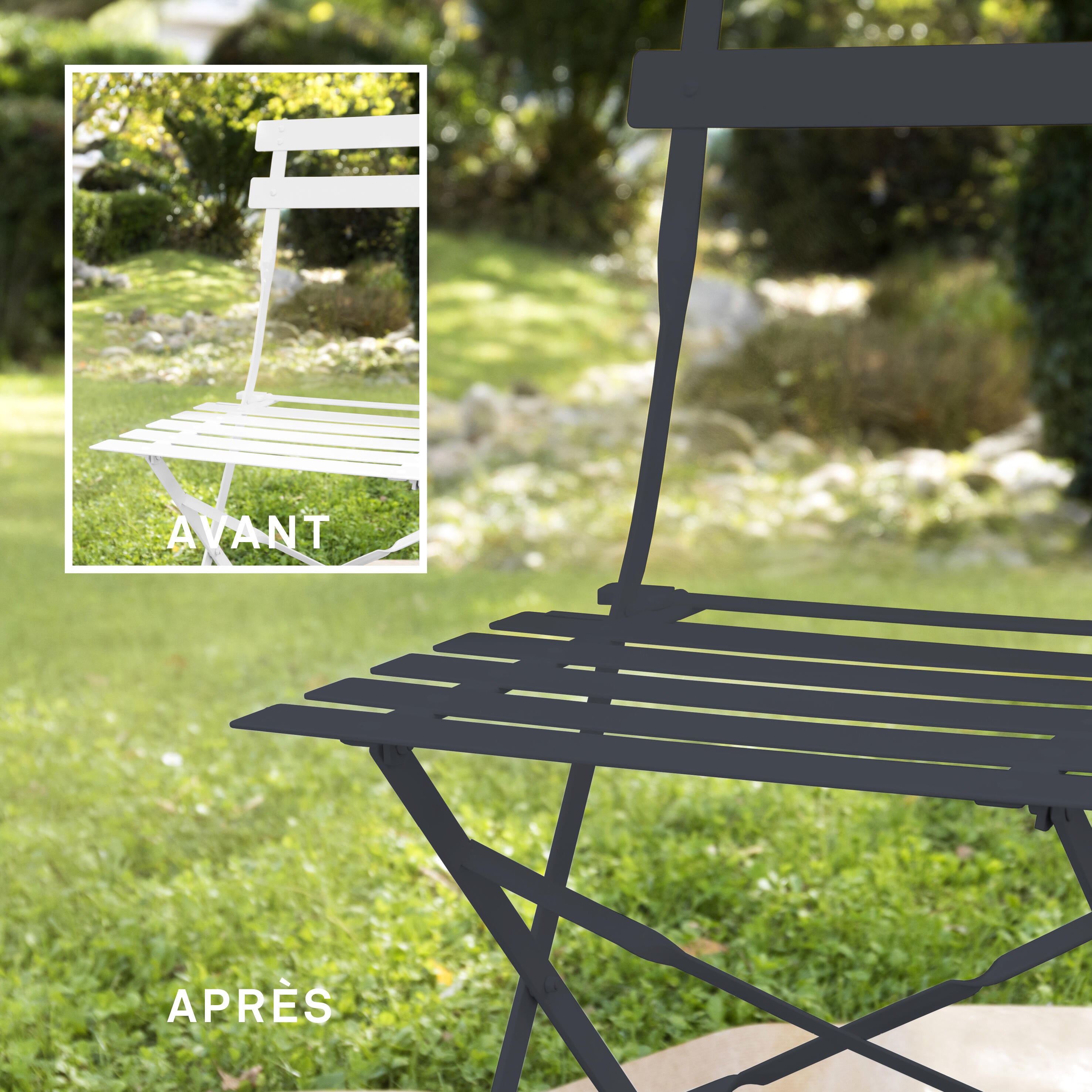 Bombe de peinture Relook tout extrême MAISON DECO macadam RAL 7016 satiné 400 ml - 5