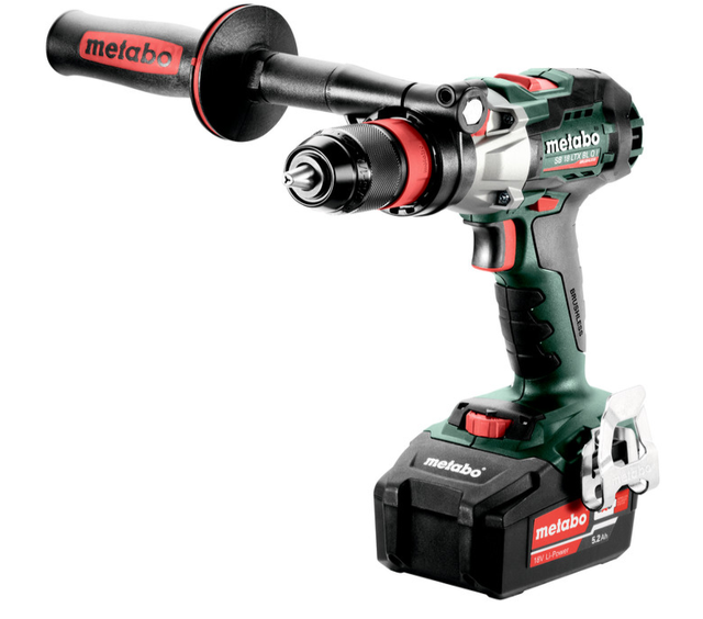 Perceuse à percussion sans fil METABO 18 V 5.2 Ah, 2 batteries SB 18 LTX BL Q I